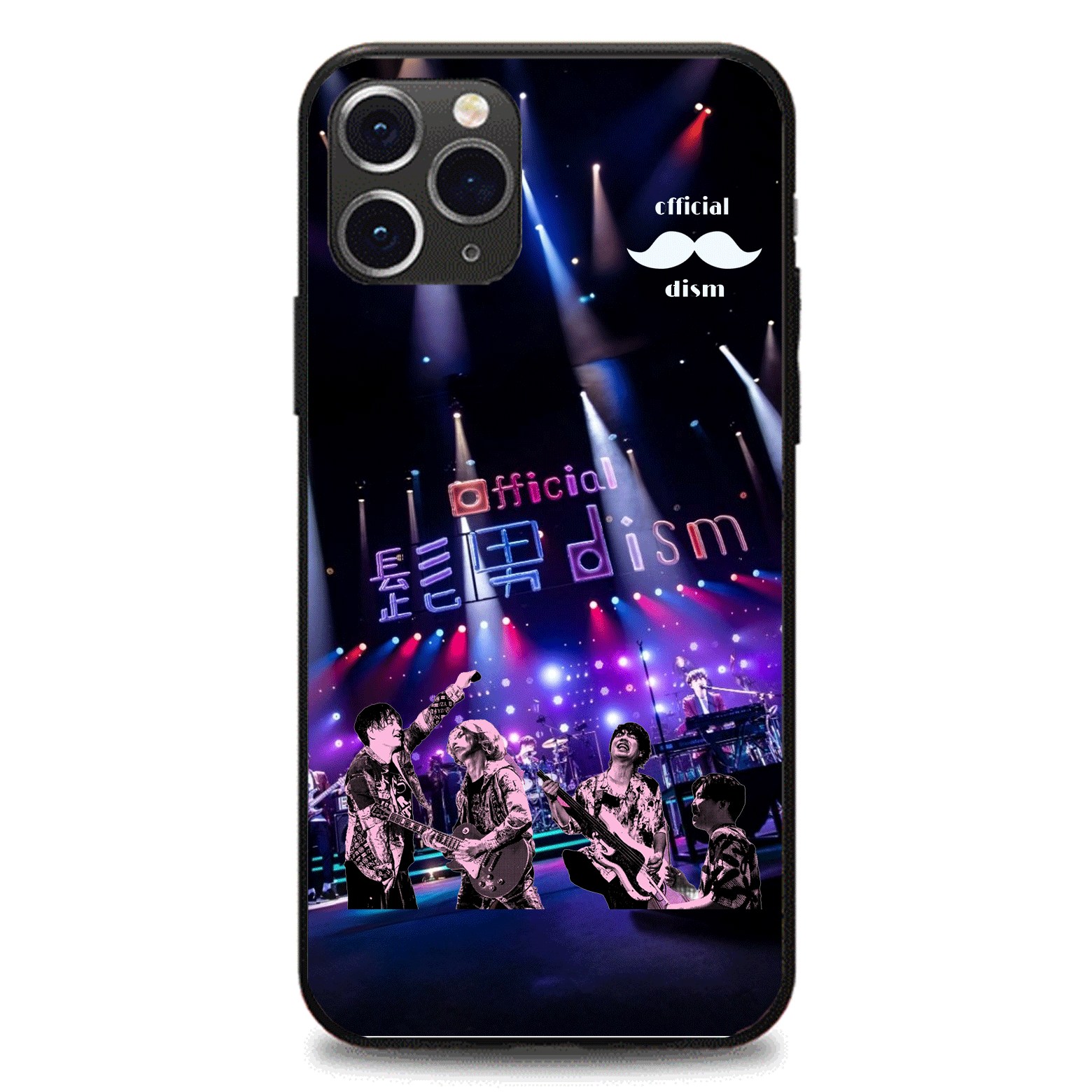 発光するスマートフォンケース 【Official髭男dism/50%】