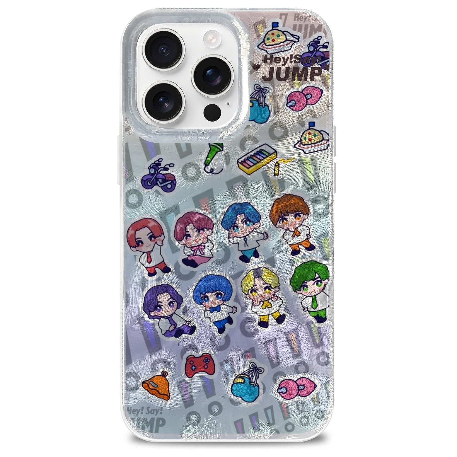 フェザーテクスチャーレーザーグラデーションスマートフォンケース【Hey!Say!JUMP】