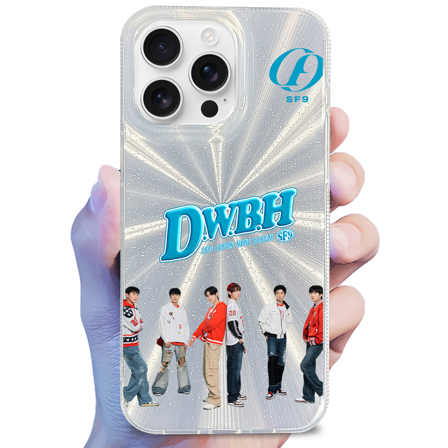 オーロラレーザーグラデーションスマートフォンケース【SF9/D.W.B.H】