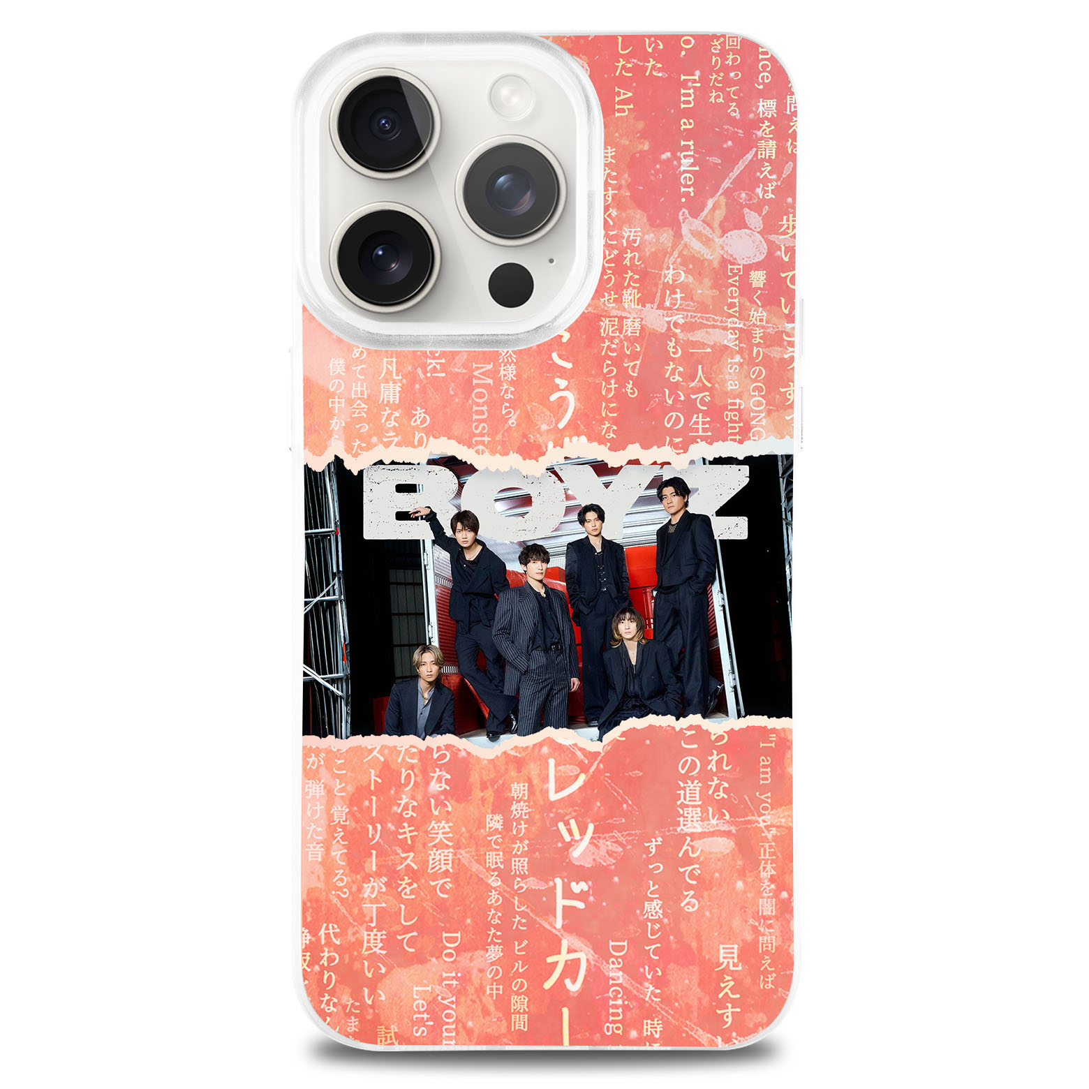 レーザーグラデーションスマートフォンケース【SixTONES/BOYZ】-YITOTO™推し活がもっと楽しくなる