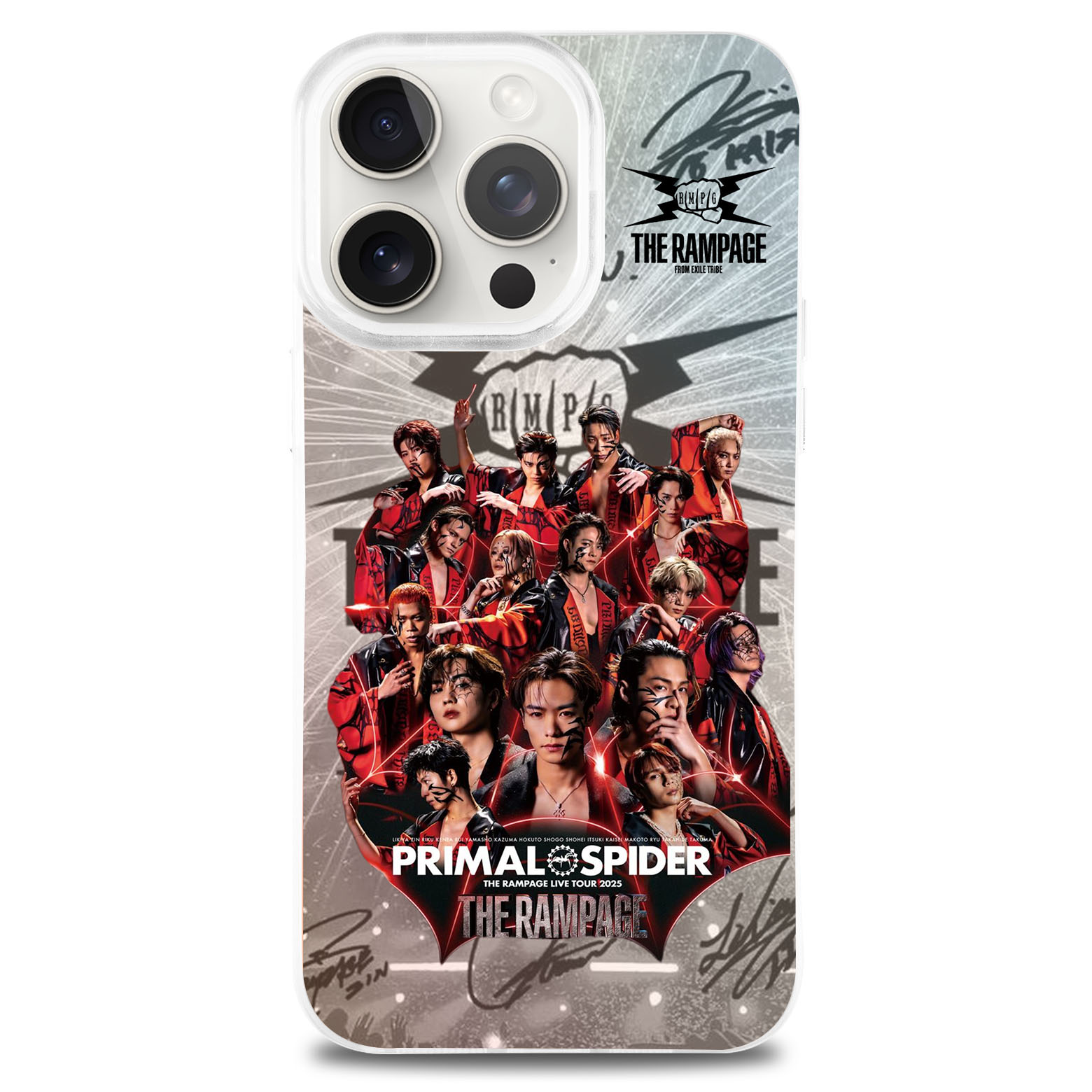 レーザーグラデーションスマートフォンケース-【THE RAMPAGE from EXILE TRIBE】-YITOTO™推し活がもっと楽しくなる
