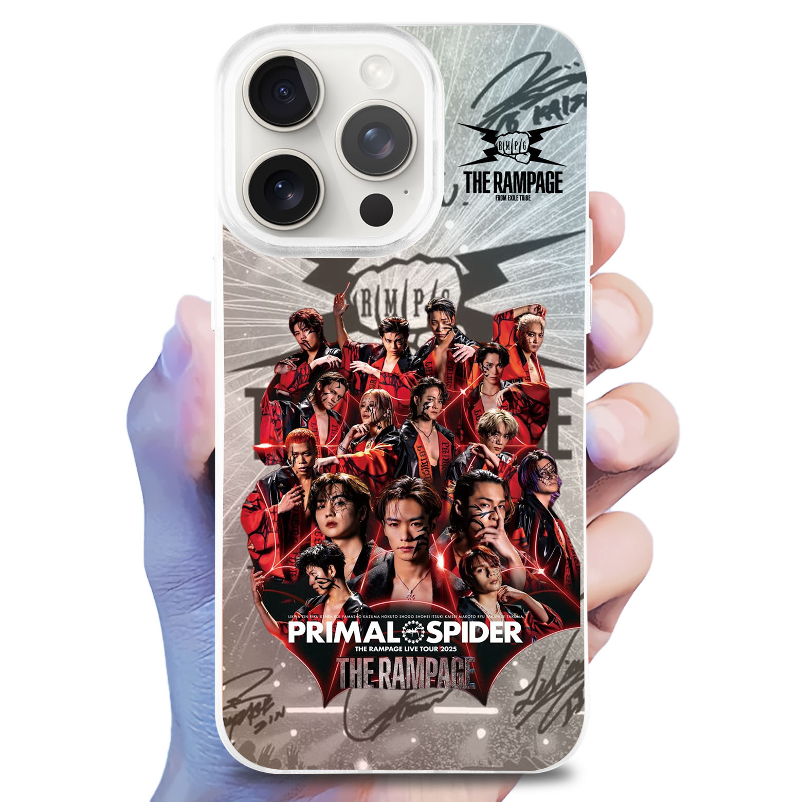 レーザーグラデーションスマートフォンケース-【THE RAMPAGE from EXILE TRIBE】-YITOTO™推し活がもっと楽しくなる