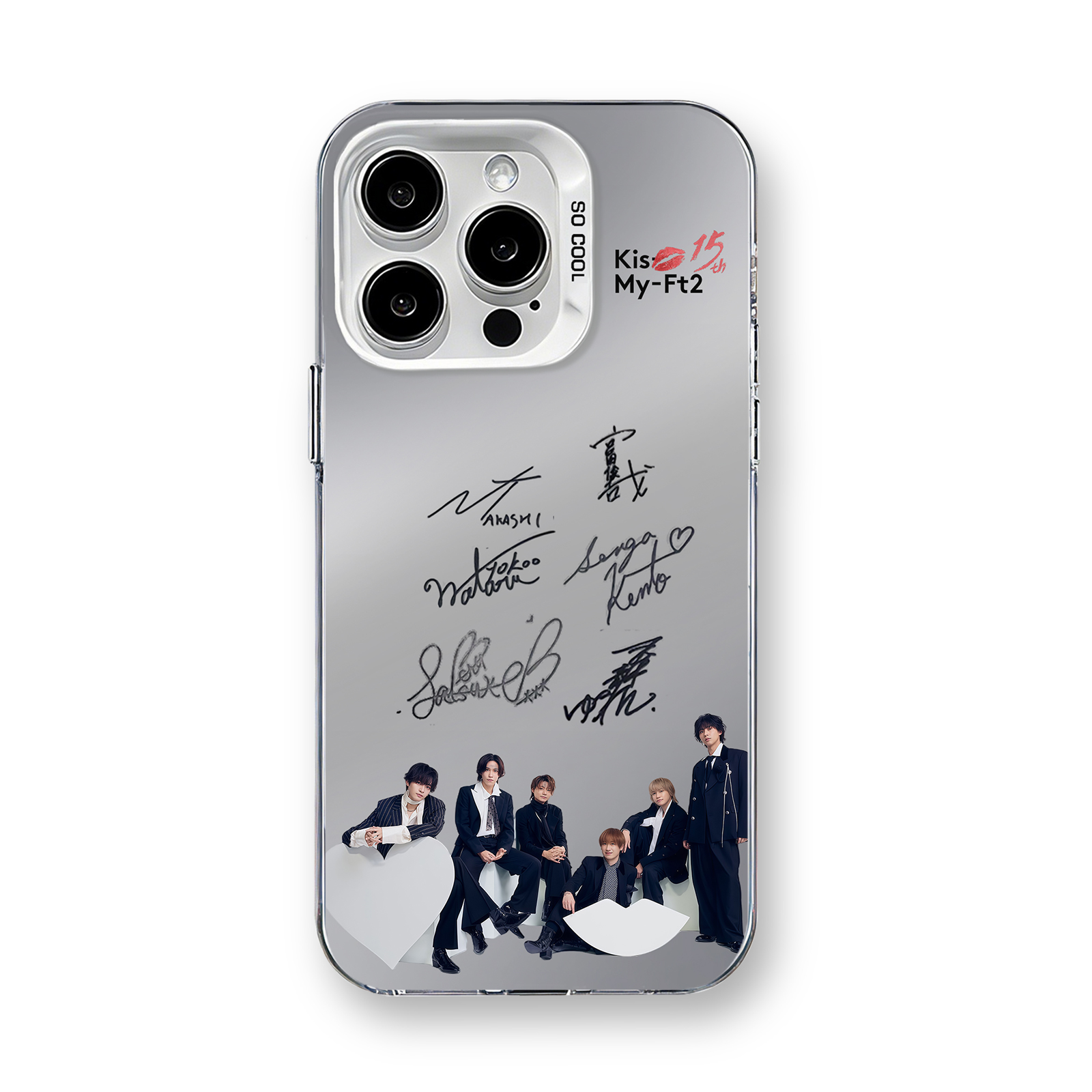 ミラースマホケース-銀【Kis-My-Ft2/Kis-My-Ft2 LIVE TOUR 2026】-B