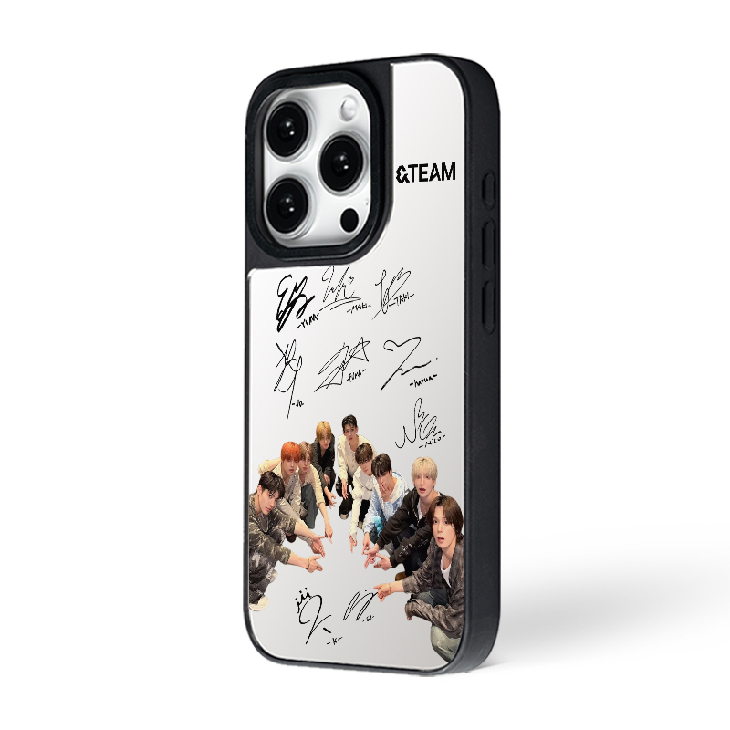 マットバンパー×ミラー スマホケース【&TEAM】-B
