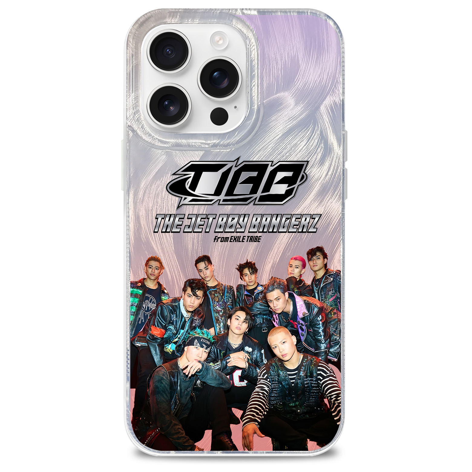 フェザーテクスチャーレーザーグラデーションスマートフォンケース【THE JET BOY BANGERZ/UNBREAKABLE】