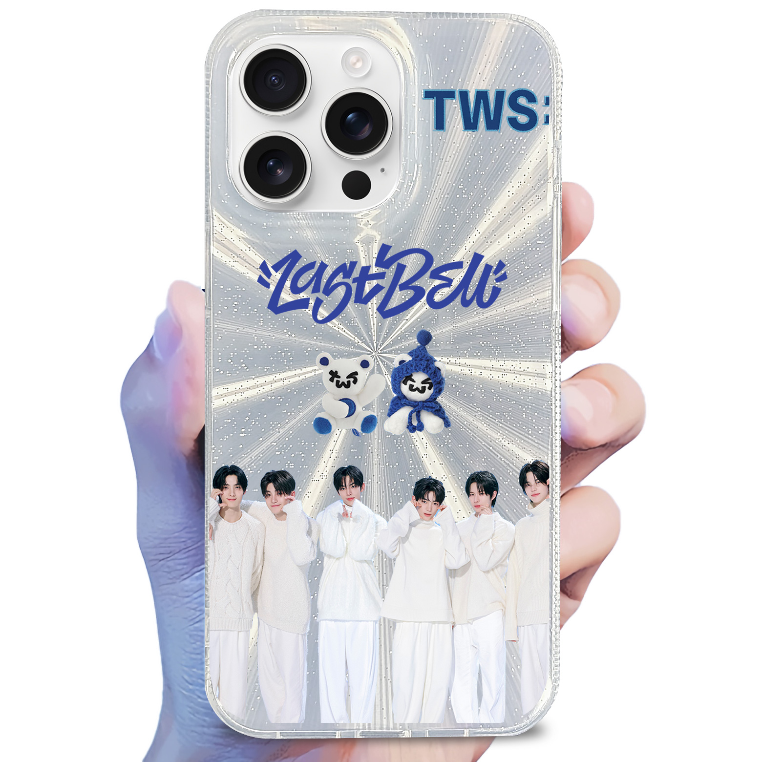 オーロラレーザーグラデーションスマートフォンケース【TWS/Last Bell】