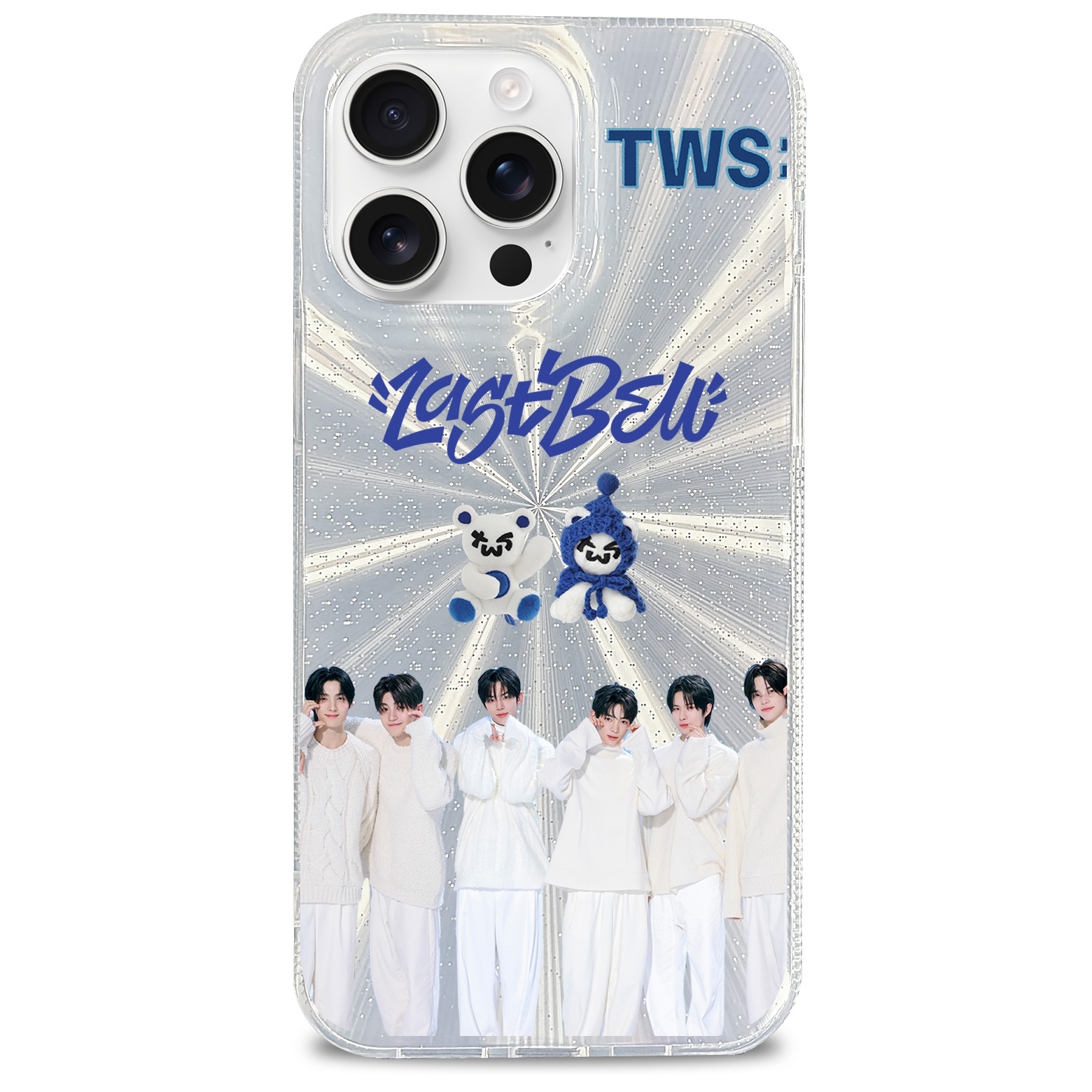 オーロラレーザーグラデーションスマートフォンケース【TWS/Last Bell】