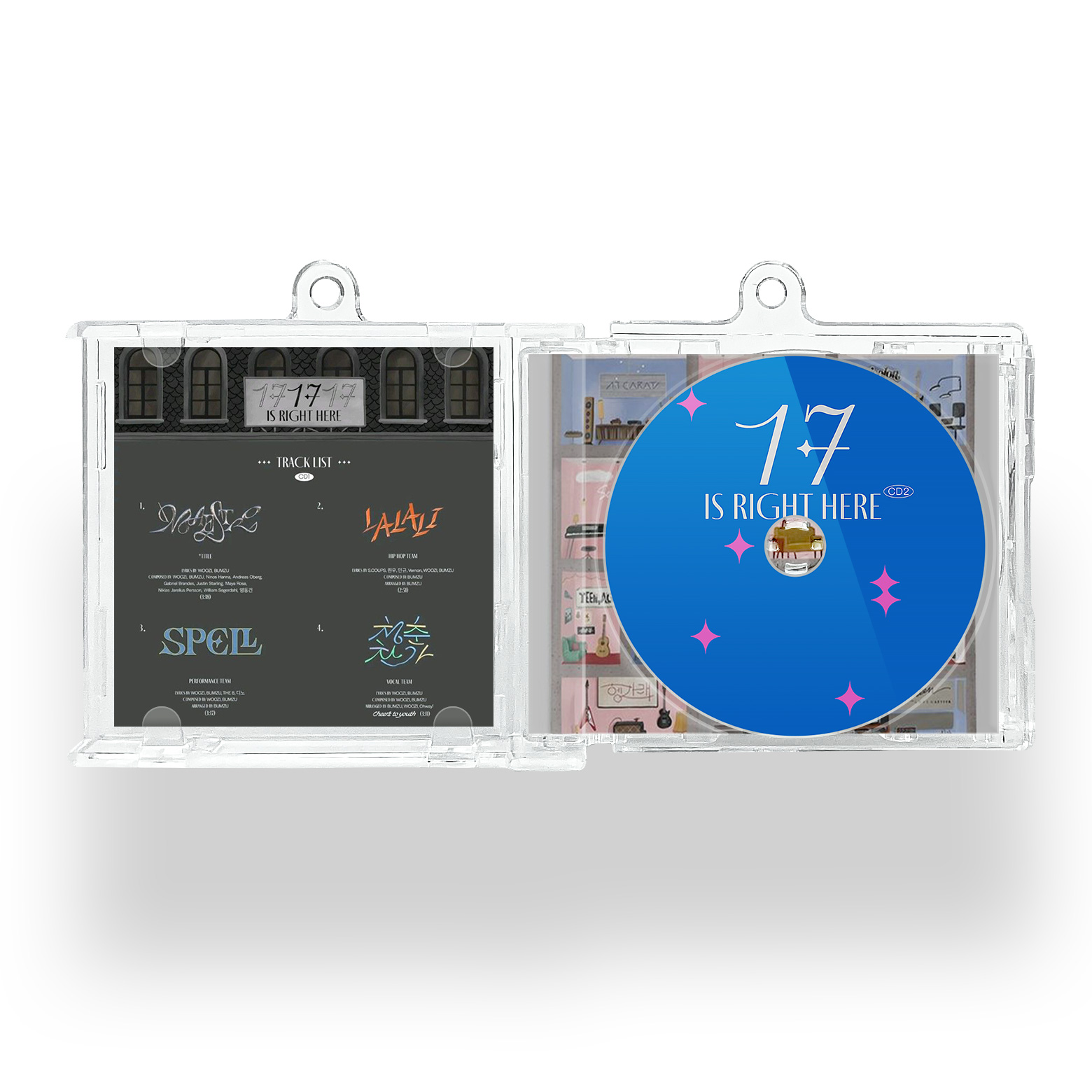 NFCミニCDキーリング【SEVENTEEN/17_IS_RIGHT_HERE】