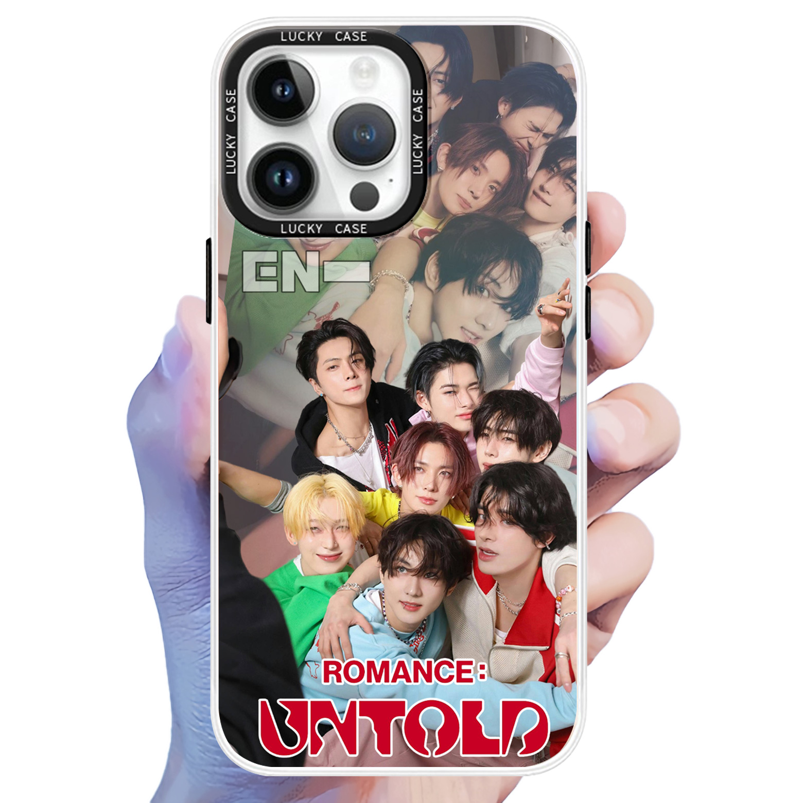 レーザーグラデーションスマートフォンケース【ENHYPEN/ROMANCE UNTOLD】3種類