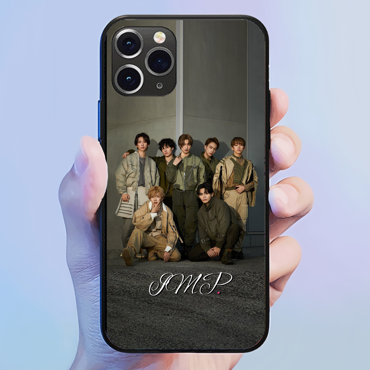 発光するスマートフォンケース 【IMP.】2種類-YITOTO™推し活が