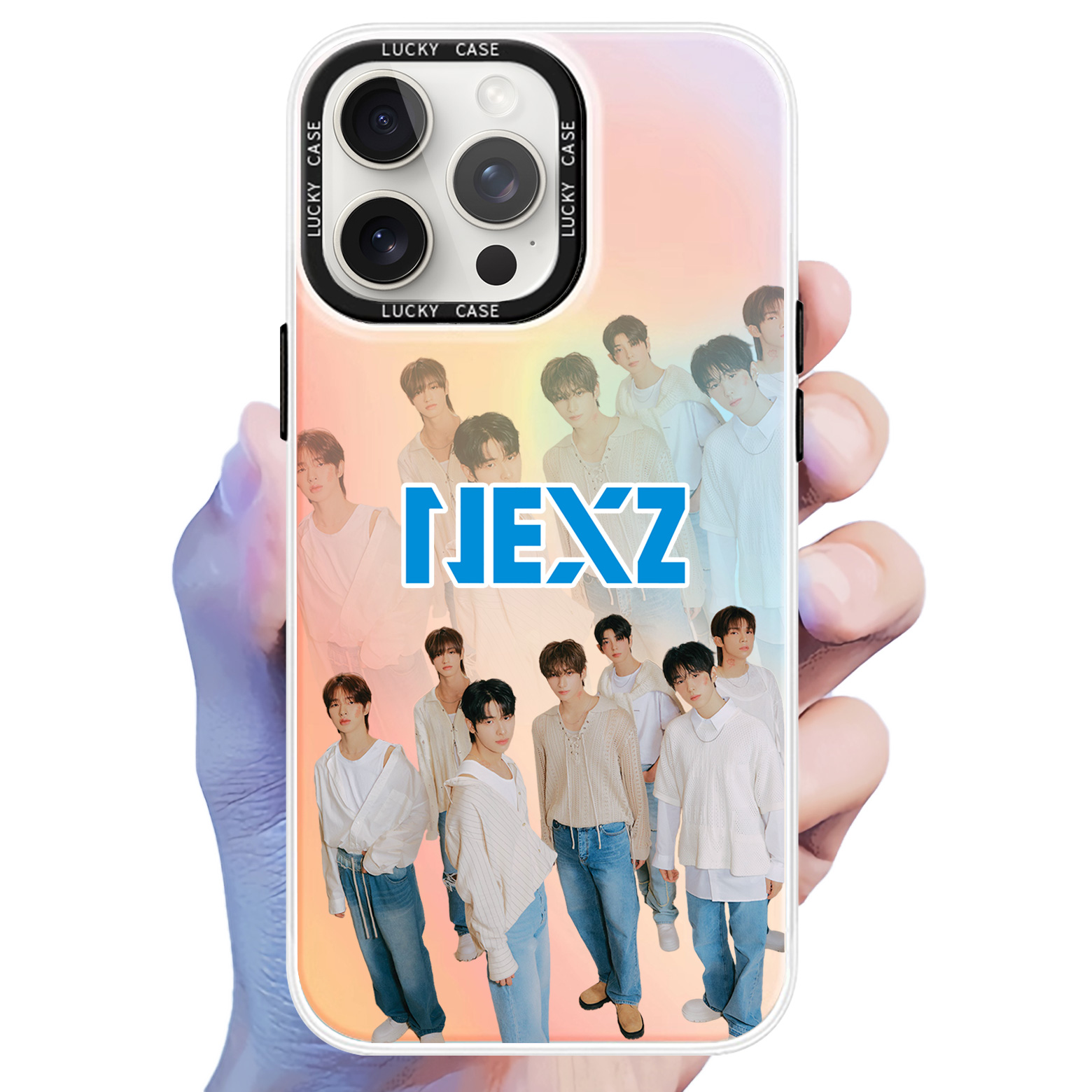 レーザーグラデーションスマートフォンケース【NEXZ/Ride the Vibe】