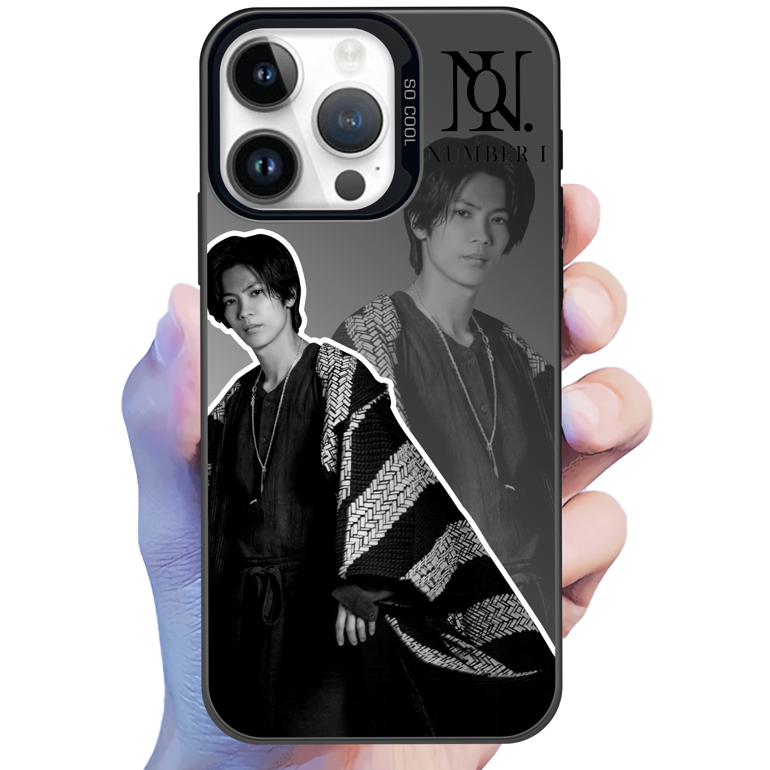 レーザーグラデーションスマートフォンケース【Number_i/神宮寺勇太】