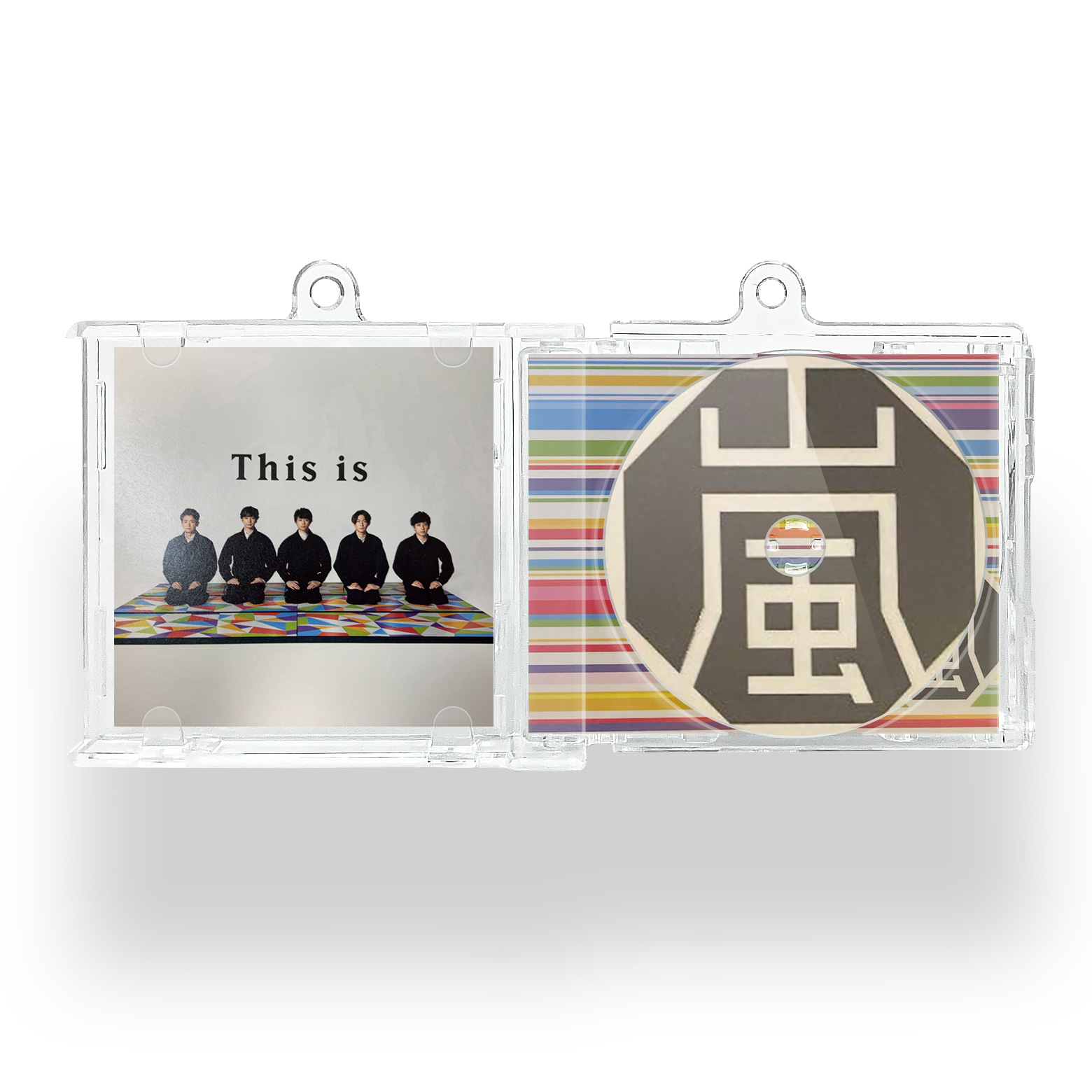 嵐　グッズ 嵐 グッズ | NFCミニCDキーリング【嵐ARASHI/This is 嵐