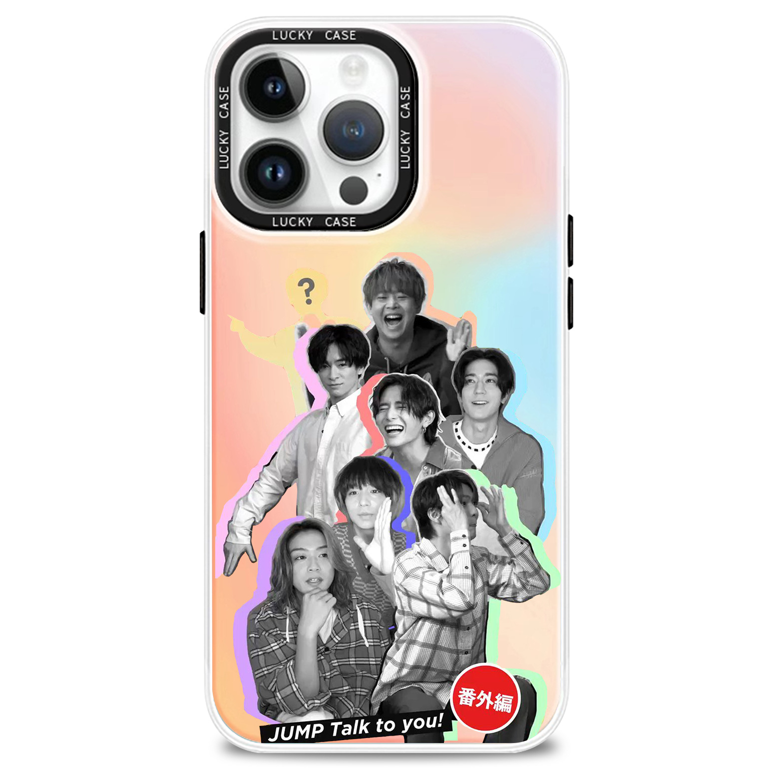レーザーグラデーションスマートフォンケース【Hey! Say! JUMP】3種類
