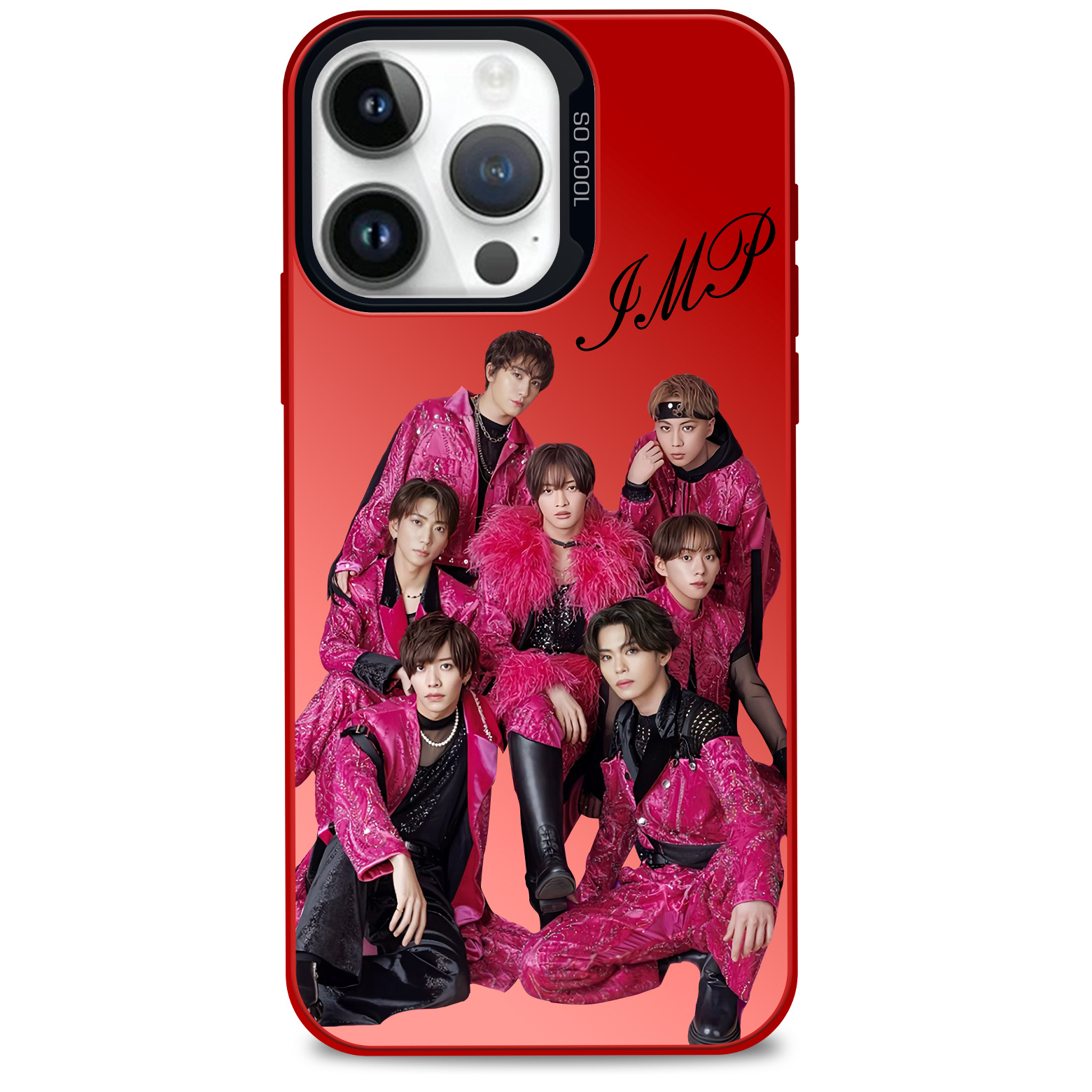 グラデーションデザイン スマートフォン本体 レーザーグラデーションスマートフォンケース-青【IMP.】-YITOTO