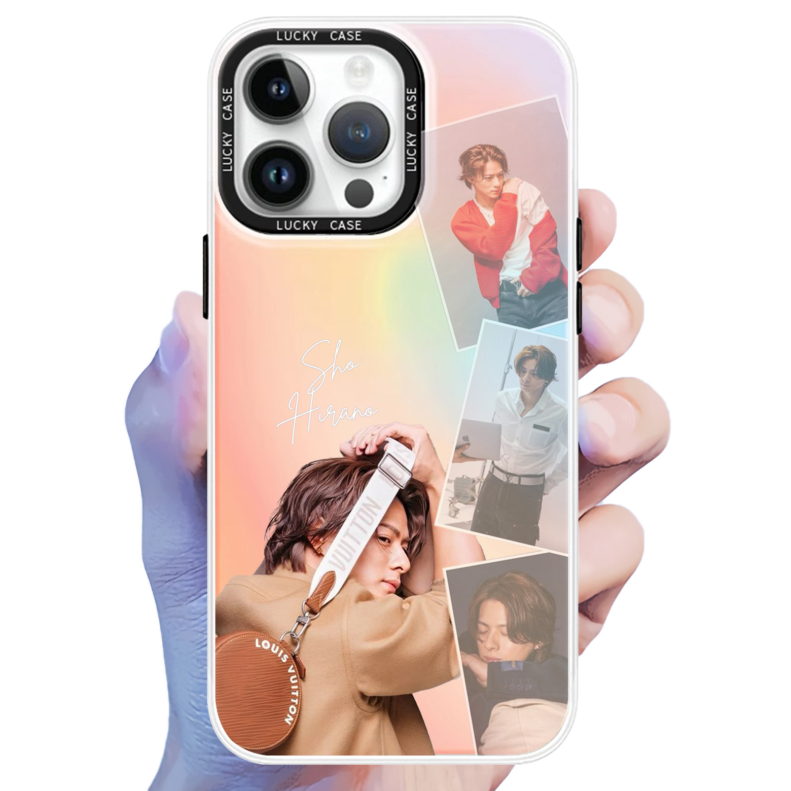 レーザーグラデーションスマートフォンケース【平野紫耀】5種類