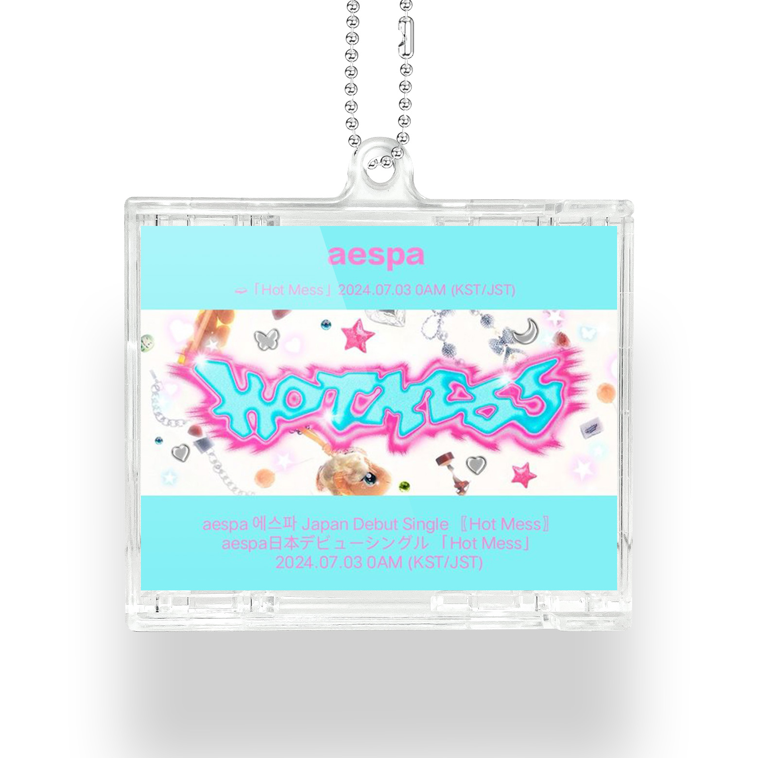 NFCミニCDキーリング【Aespa/HotMess】