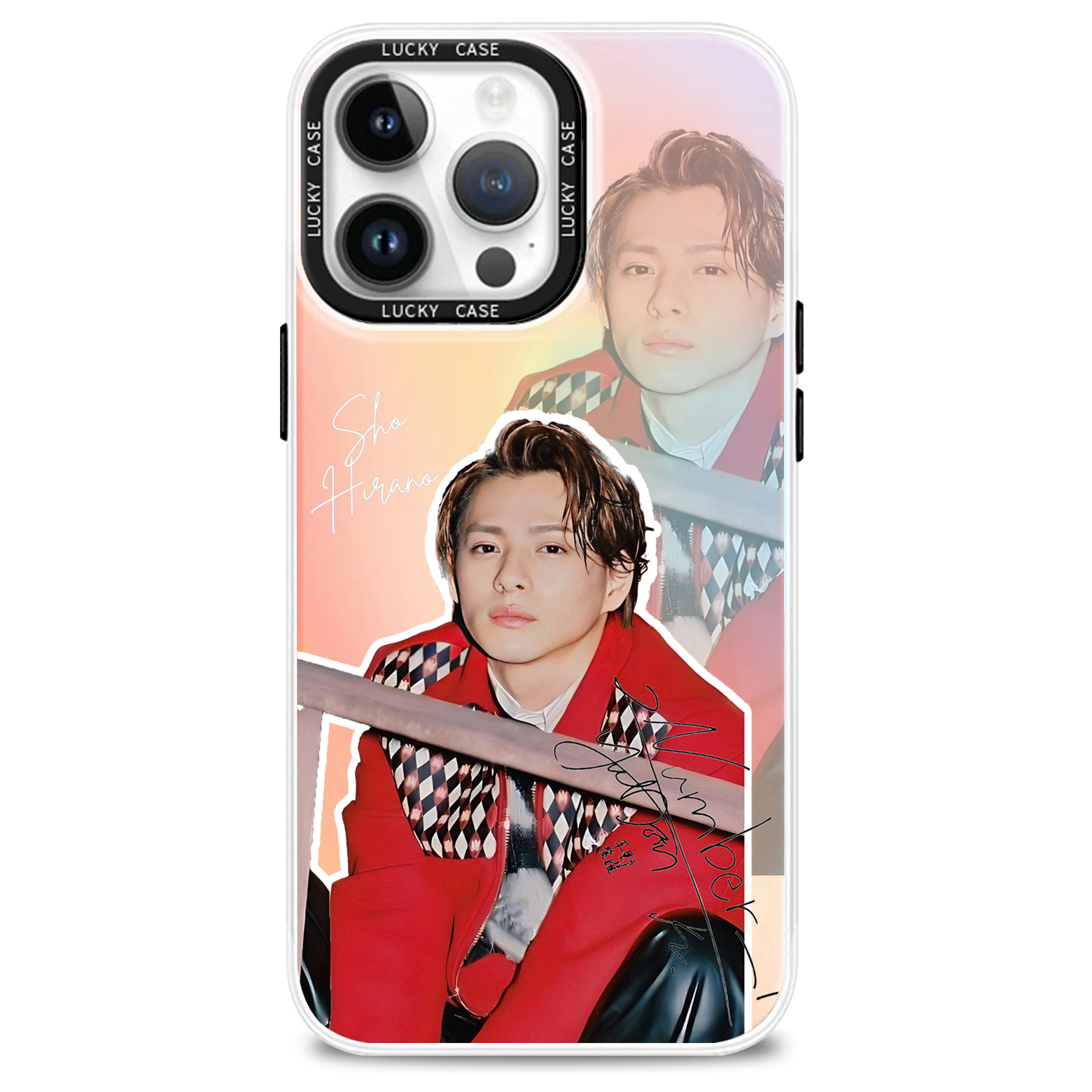 レーザーグラデーションスマートフォンケース【平野紫耀】5種類