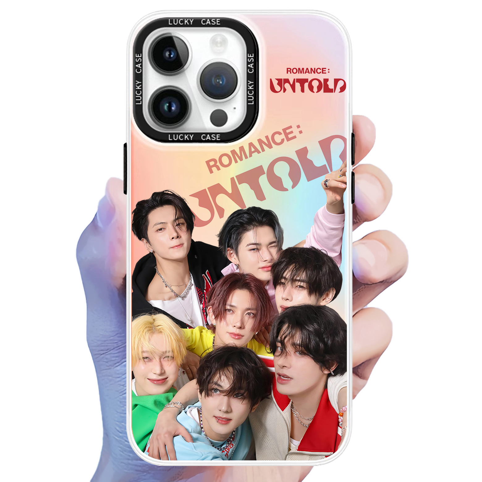 レーザーグラデーションスマートフォンケース【ENHYPEN/ROMANCE UNTOLD】3種類
