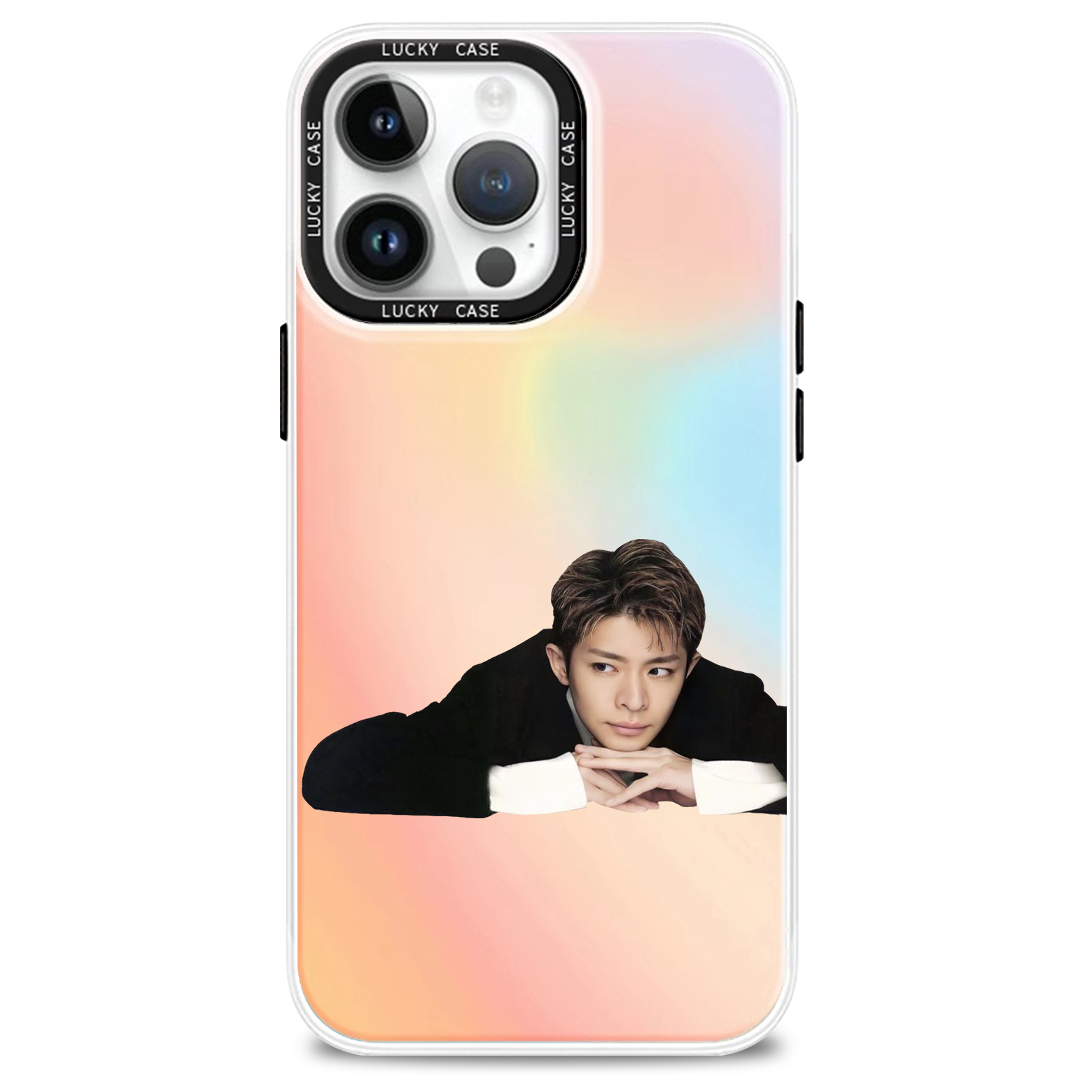 レーザーグラデーションスマートフォンケース【岸優太／きしゆうた】3種類