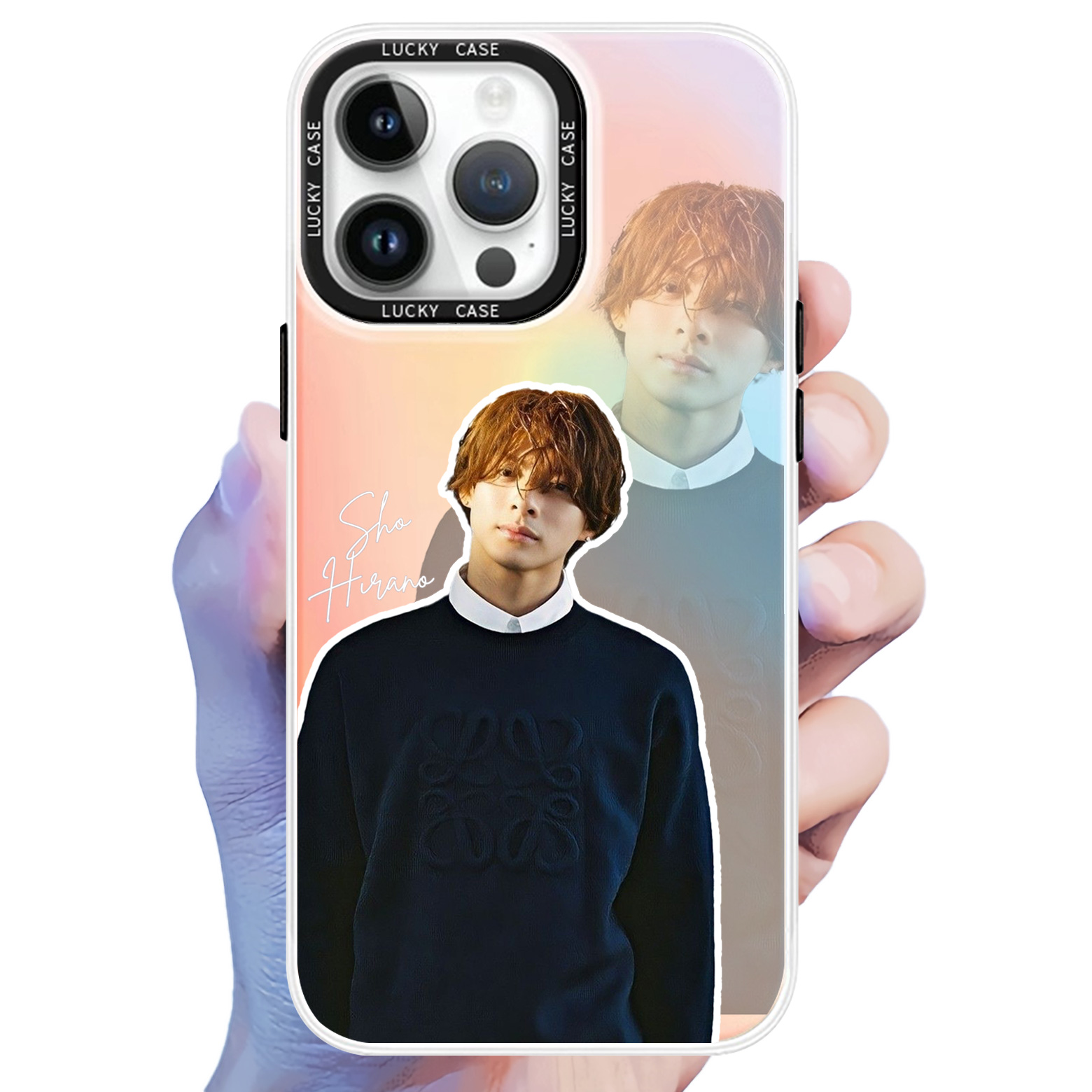 レーザーグラデーションスマートフォンケース【平野紫耀】5種類