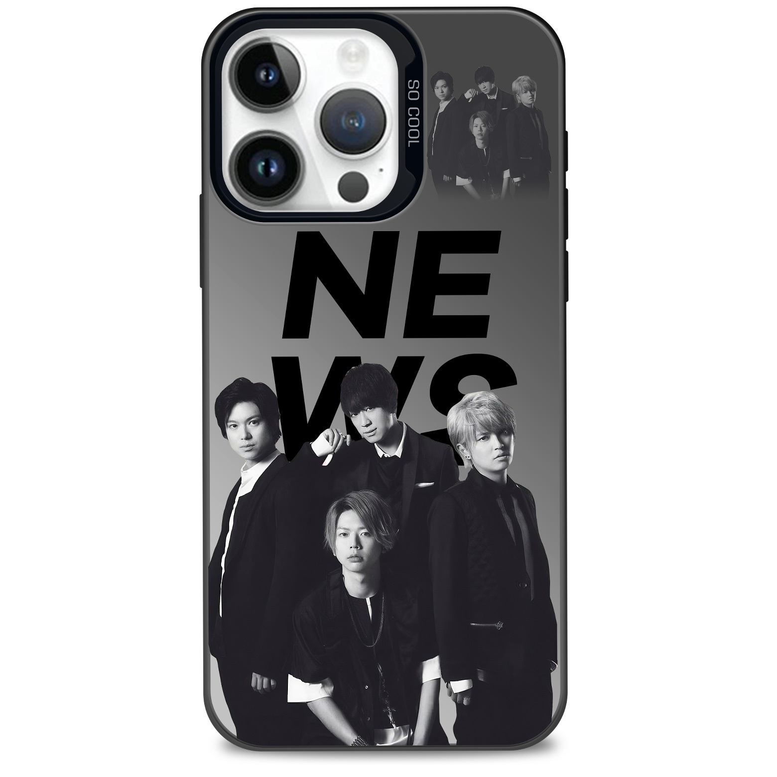 レーザーグラデーションスマートフォンケース【NEWS】2種類