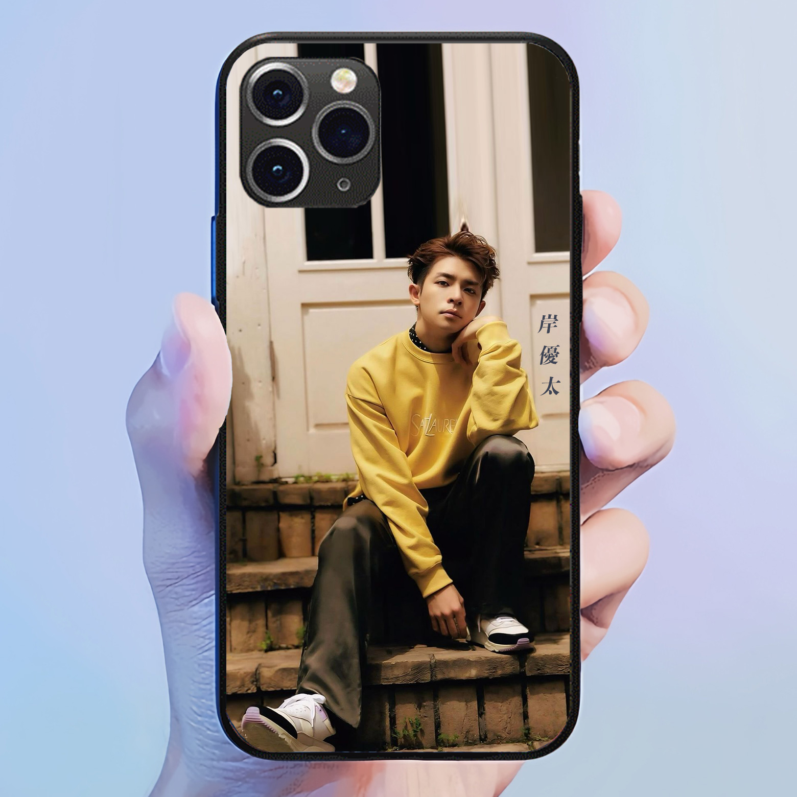 発光するスマートフォンケース 【岸優太／きしゆうた】2種類