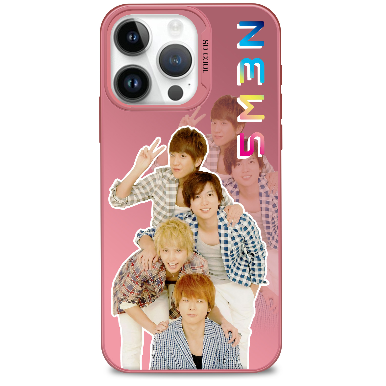 レーザーグラデーションスマートフォンケース【NEWS】2種類