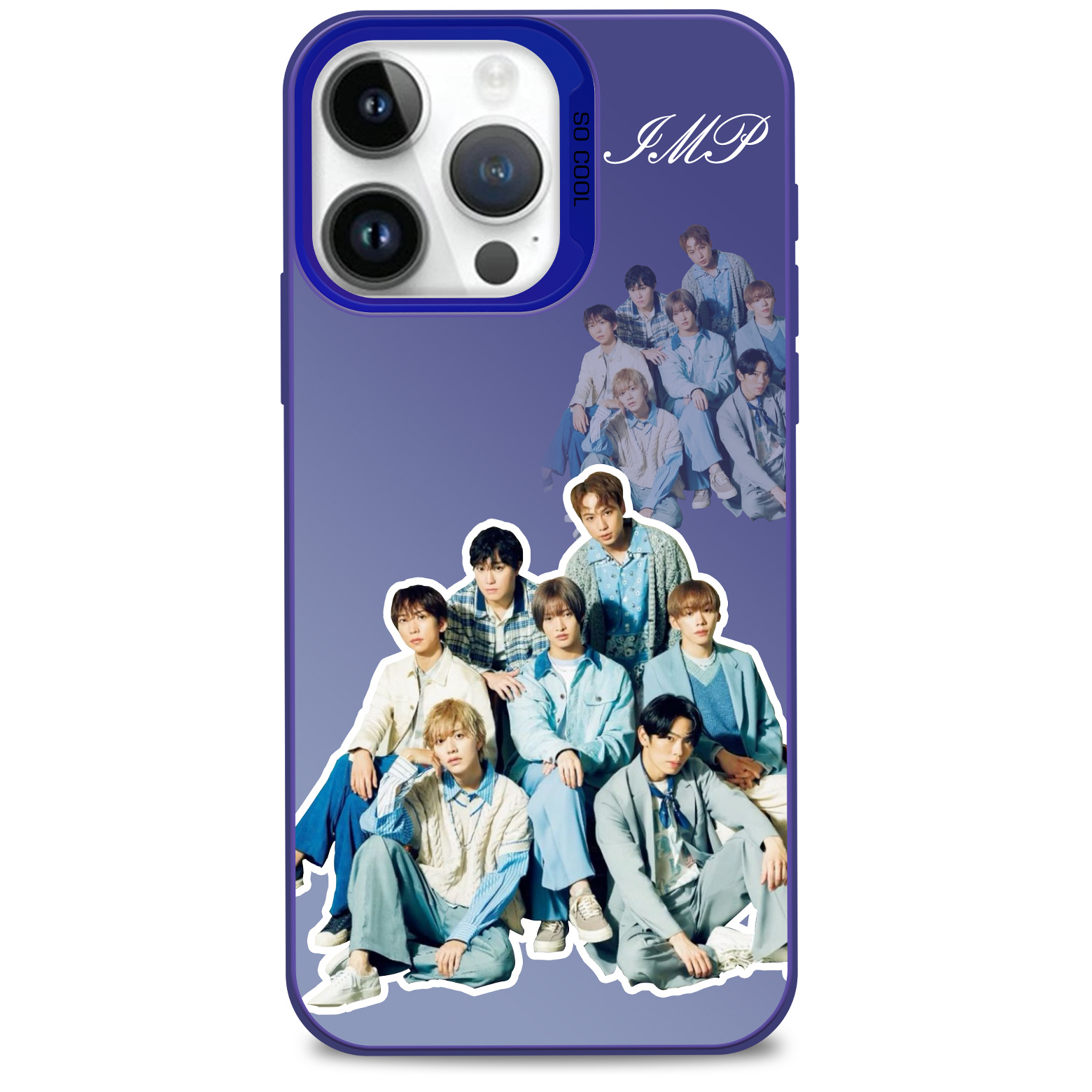 レーザーグラデーションスマートフォンケース【IMP.】