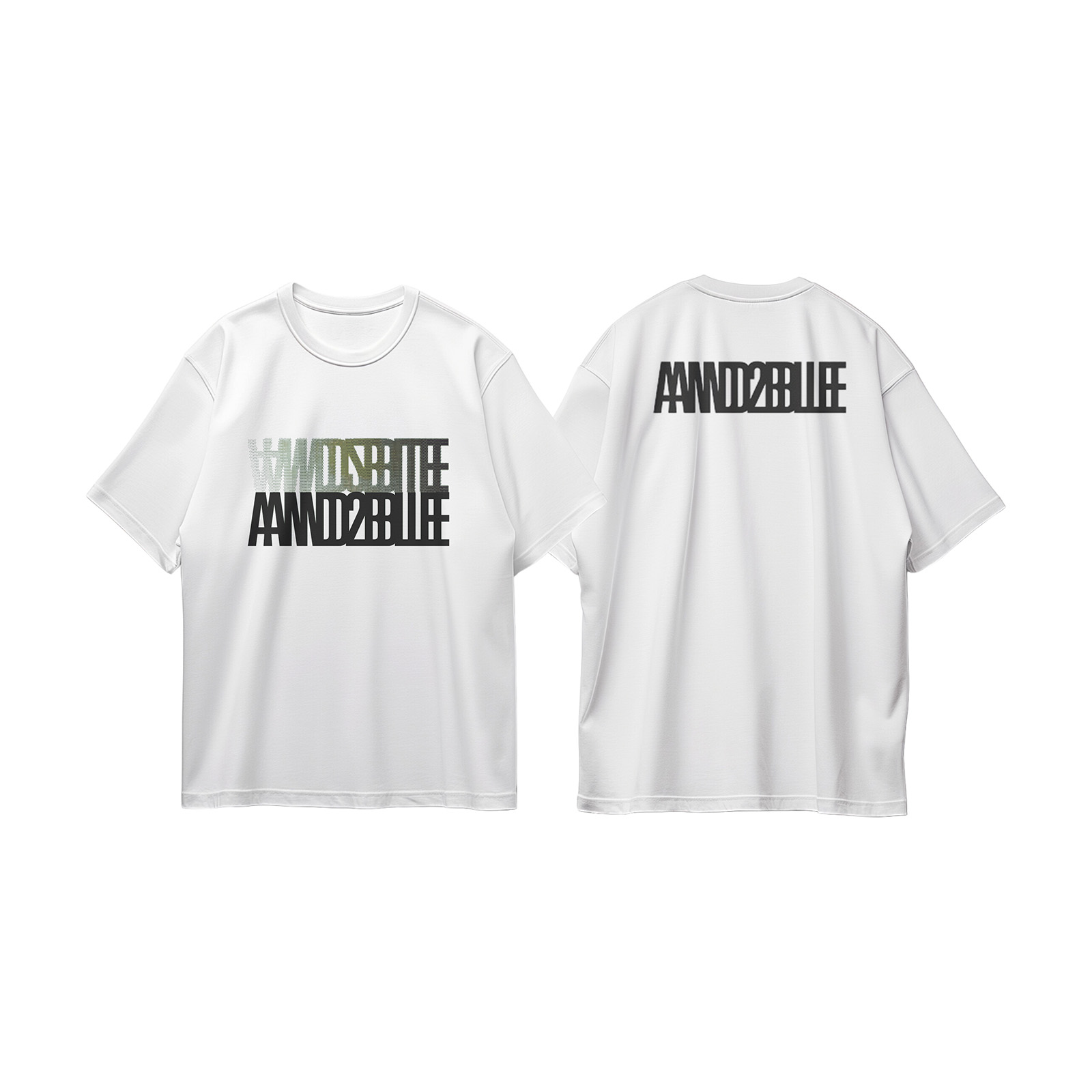 コットン プリント 応援Tシャツ-白【AND2BLE/Sequence 01: Curiosity】