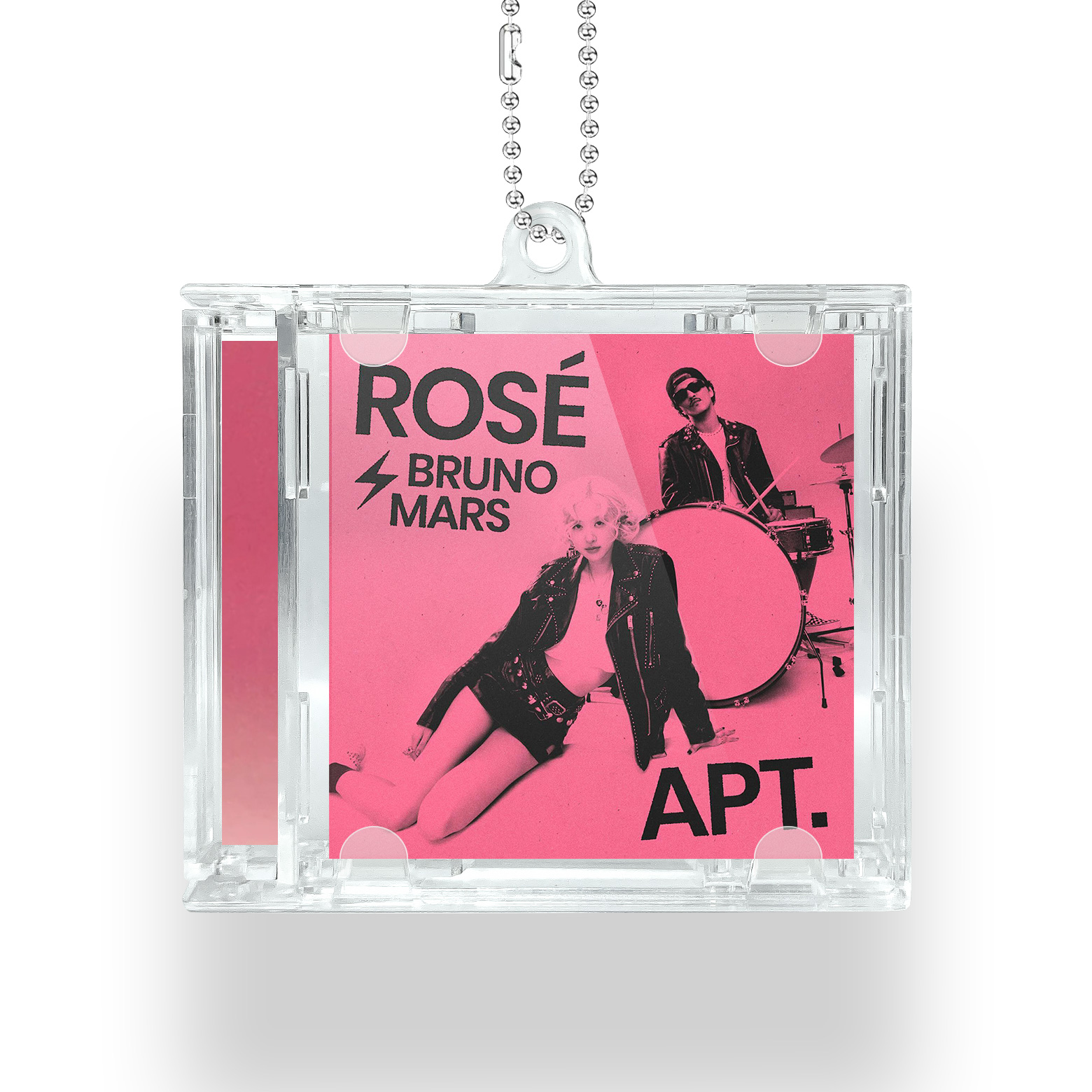 NFCミニCDキーリング【BlackPink Rose Bruno Mars/APT.】