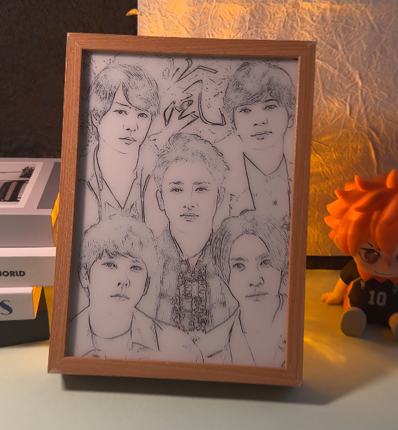 夕暮れの光と影の絵【嵐/ARASHI】