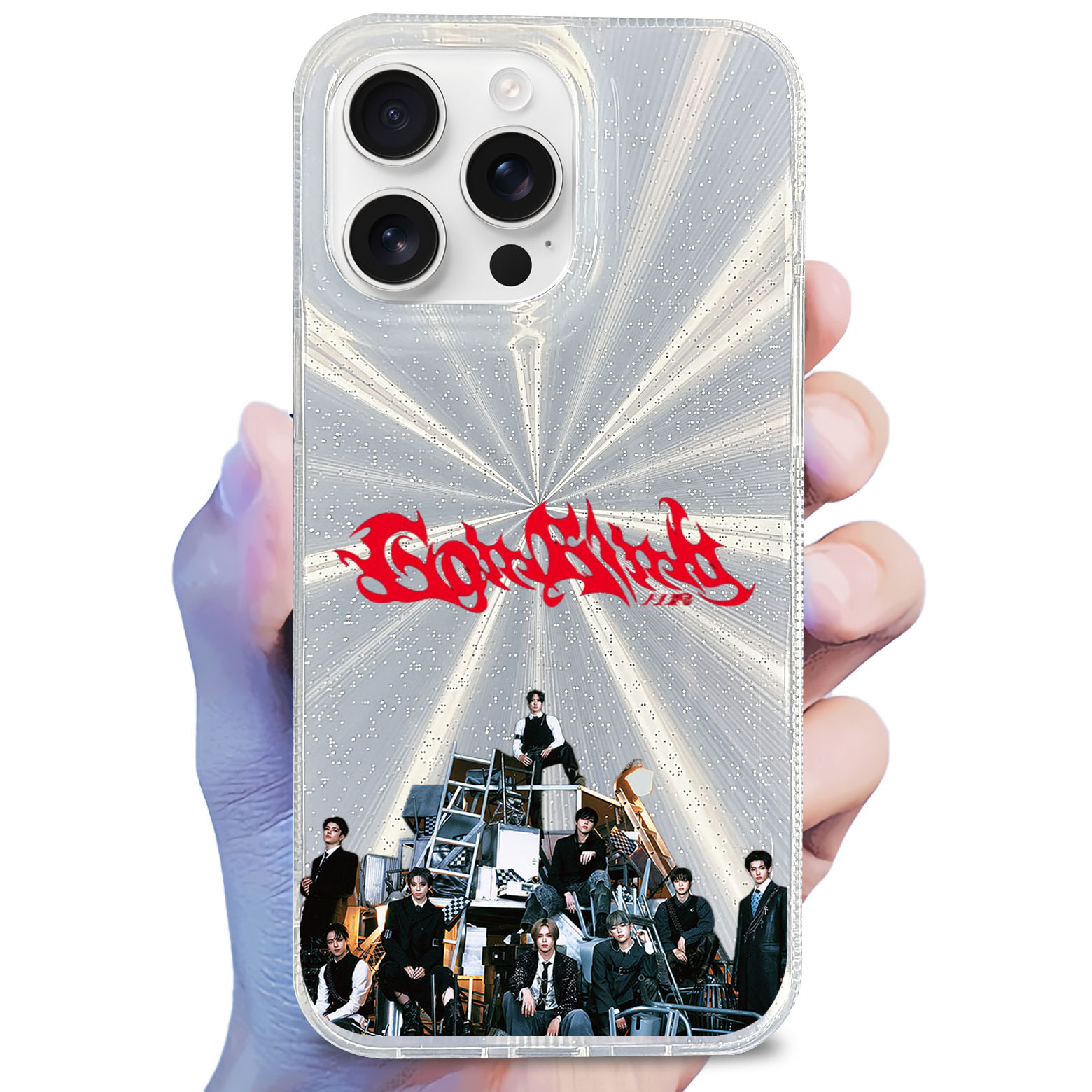 オーロラレーザーグラデーションスマートフォンケース【&TEAM/GOINBLIND】-YITOTO™推し活がもっと楽しくなる