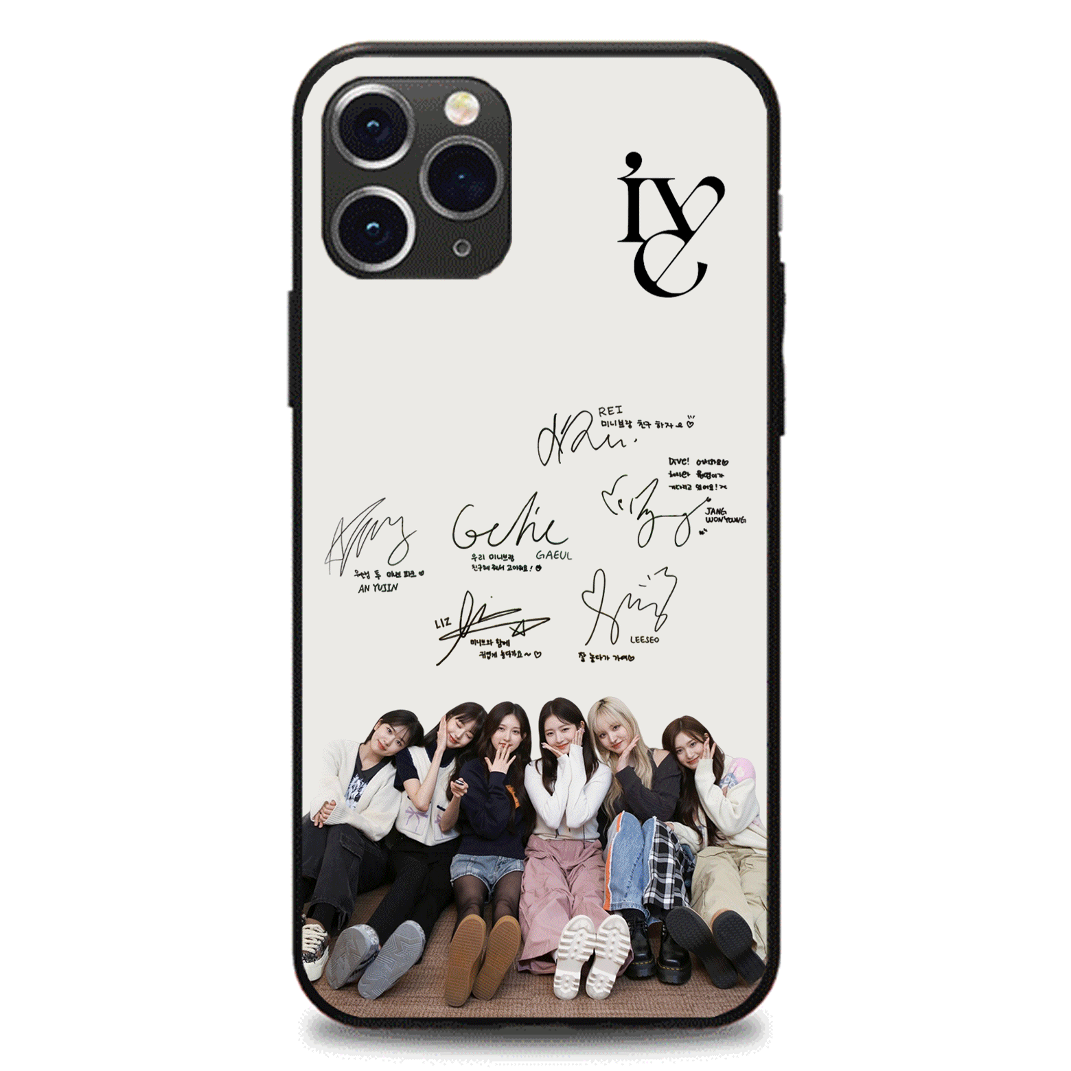 発光するスマートフォンケース 【IVE/Be Alright】-YITOTO™推し活がもっと楽しくなる