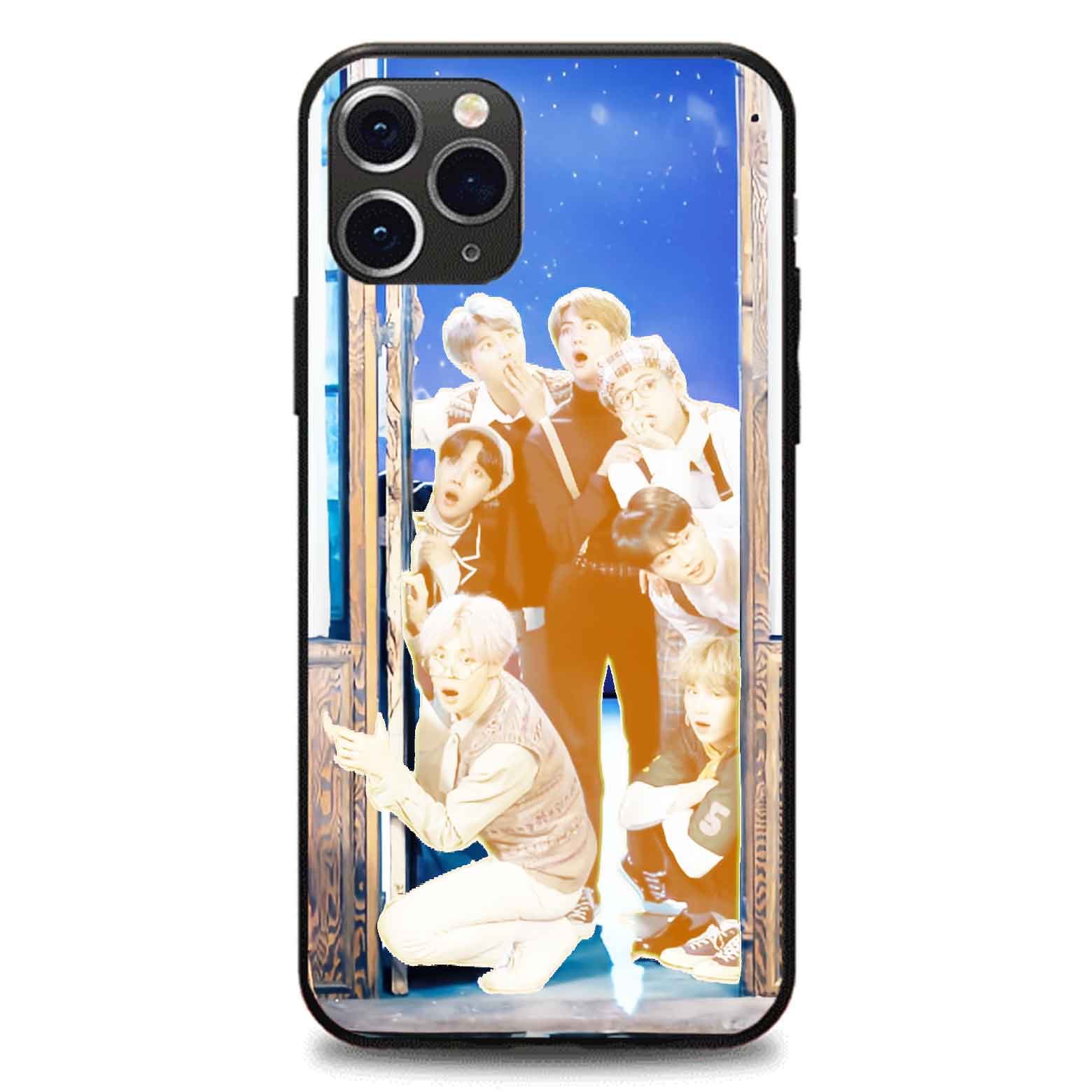 発光するスマートフォンケース 【BTS】2種類