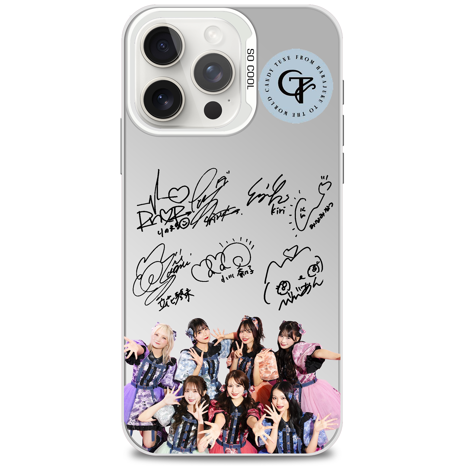 レーザーグラデーションスマートフォンケース【CUTIE STREET/多元幸福論】