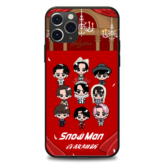 発光するスマートフォンケース 【Snow Man / MENT RECORDING】