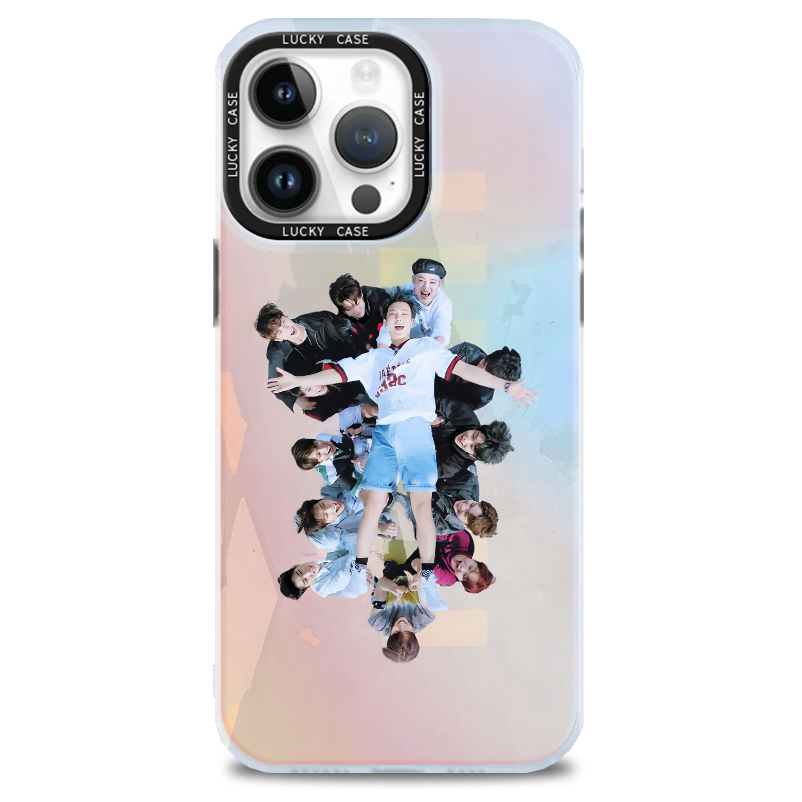 グラデーションデザイン スマートフォン本体 Xperia 10 V 耐衝撃 TPUソフトケース グラデーション GREA ブルー