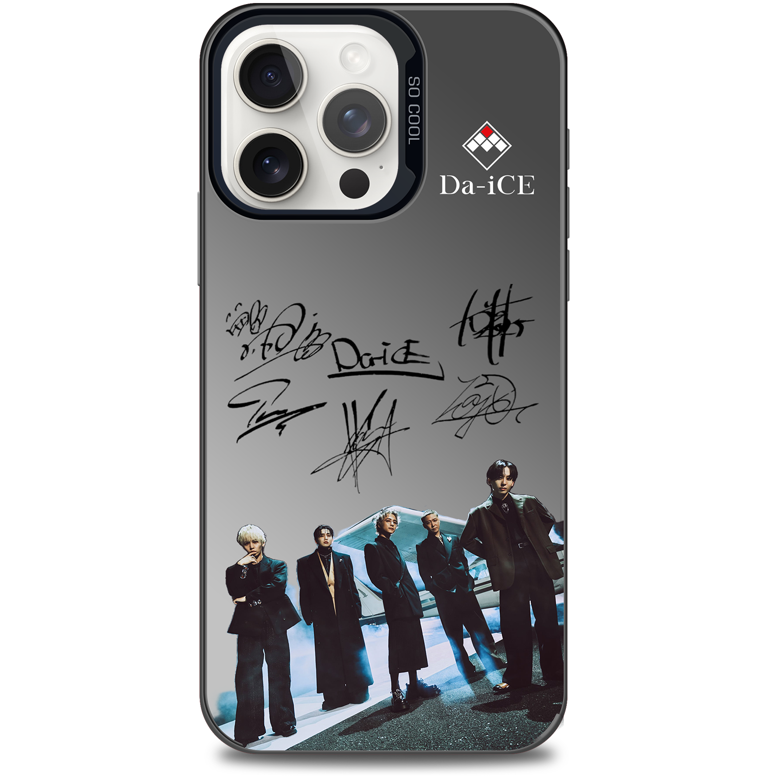 ミラースマホケース-黒【Da-iCE/TERMiNaL】