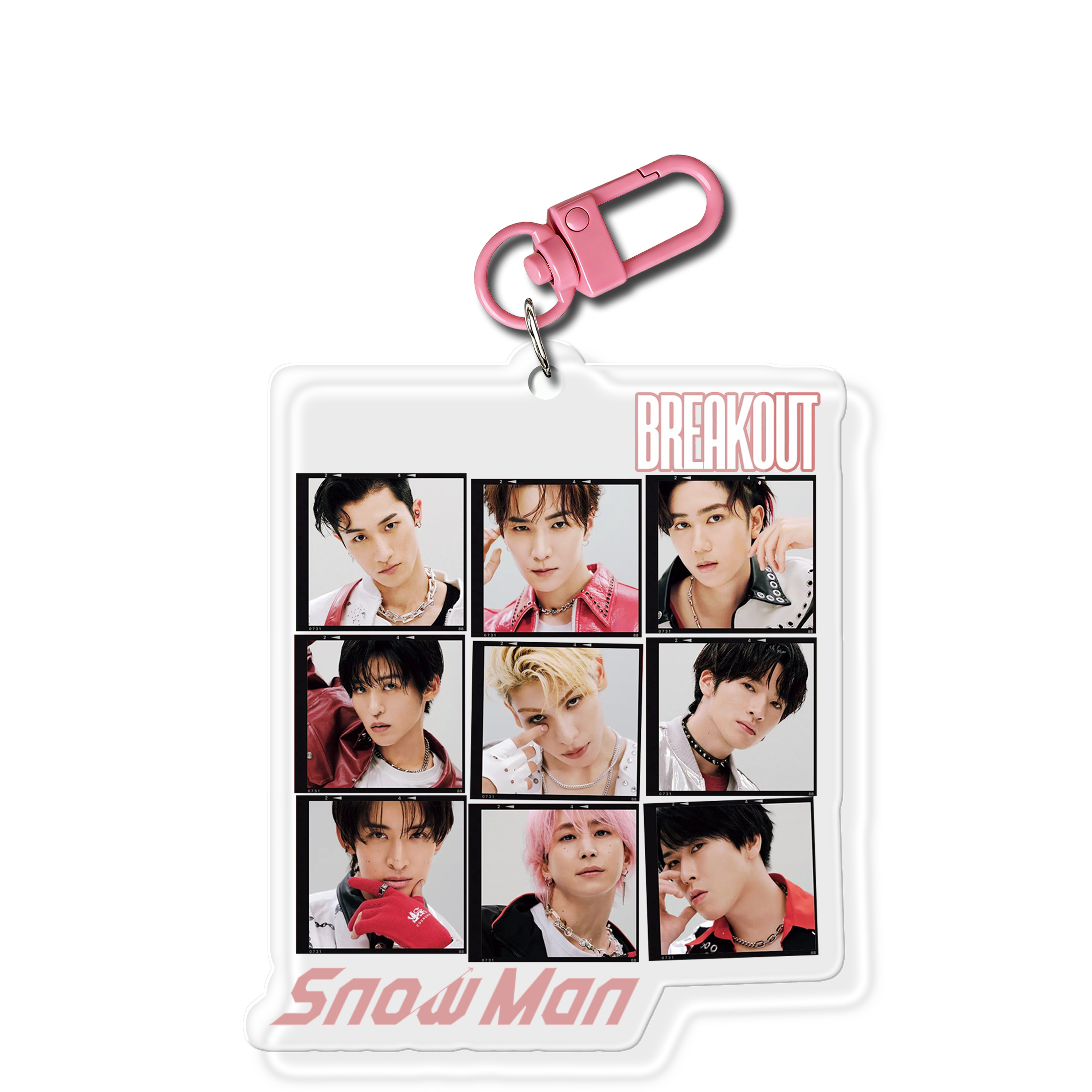 ビジュアルアクリルキーホルダー 【Snow Man/BREAKOUT】
