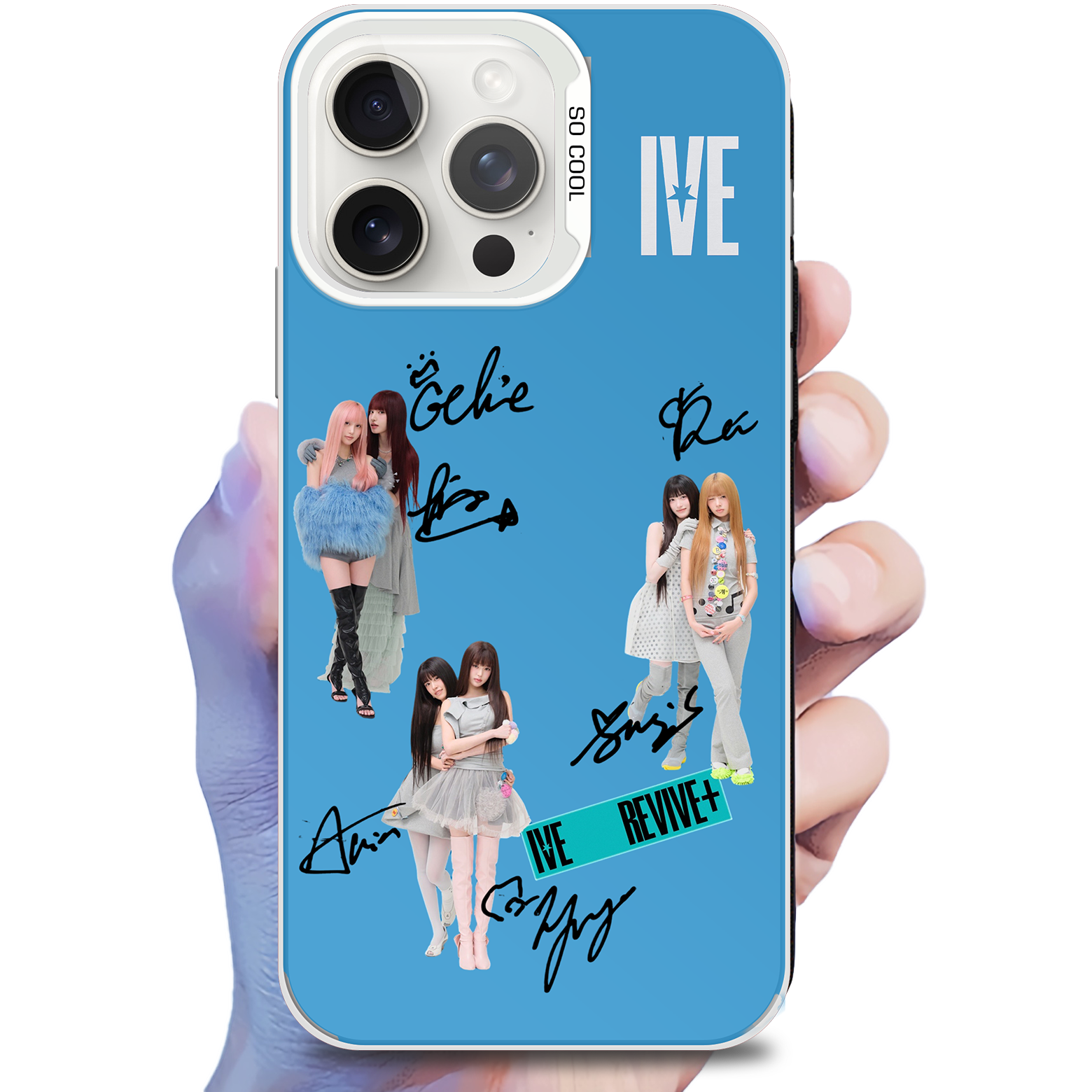 ミラースマホケース-銀【IVE/BANG BANG】