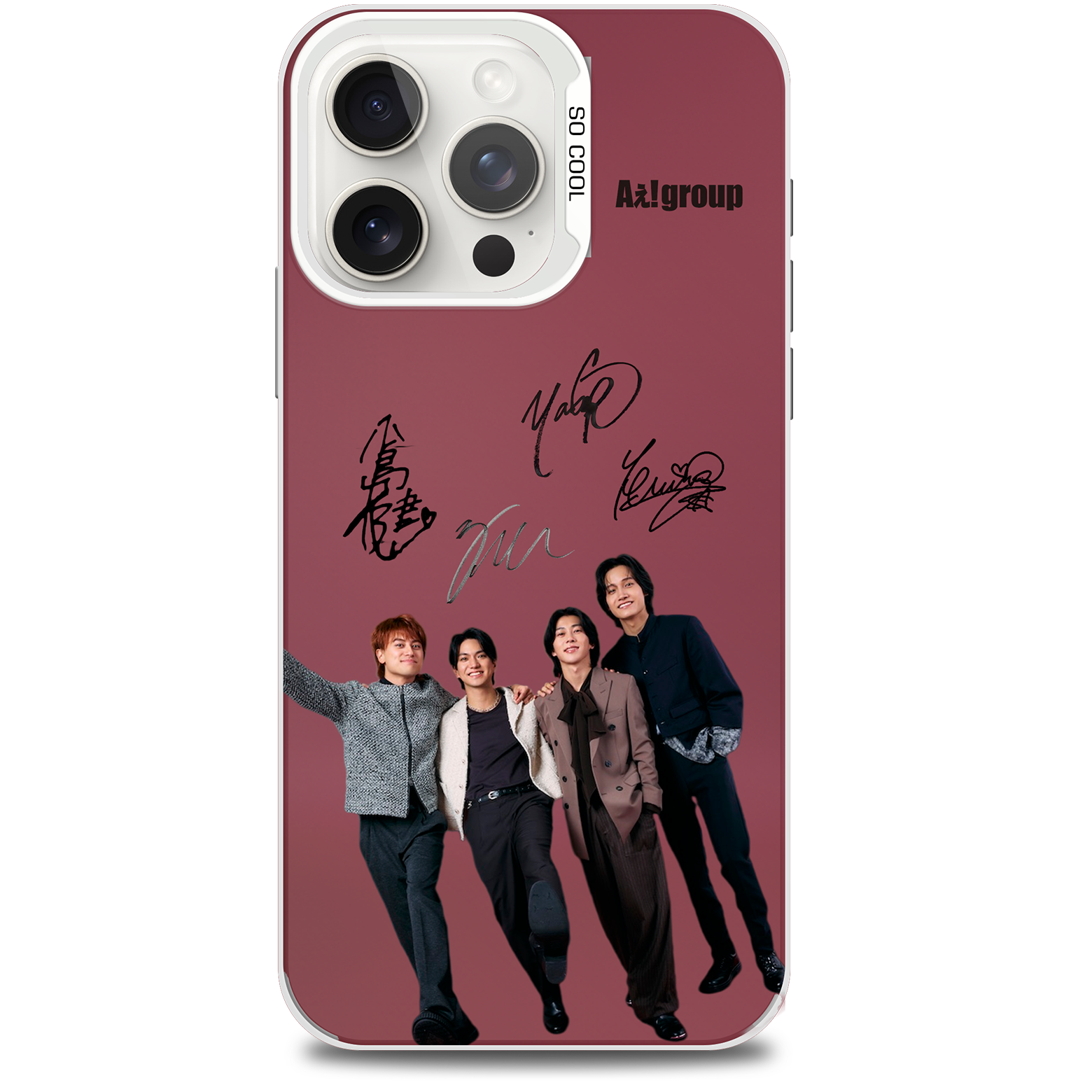 ミラースマホケース-銀【Aぇ! group/Fashion Killa♡】