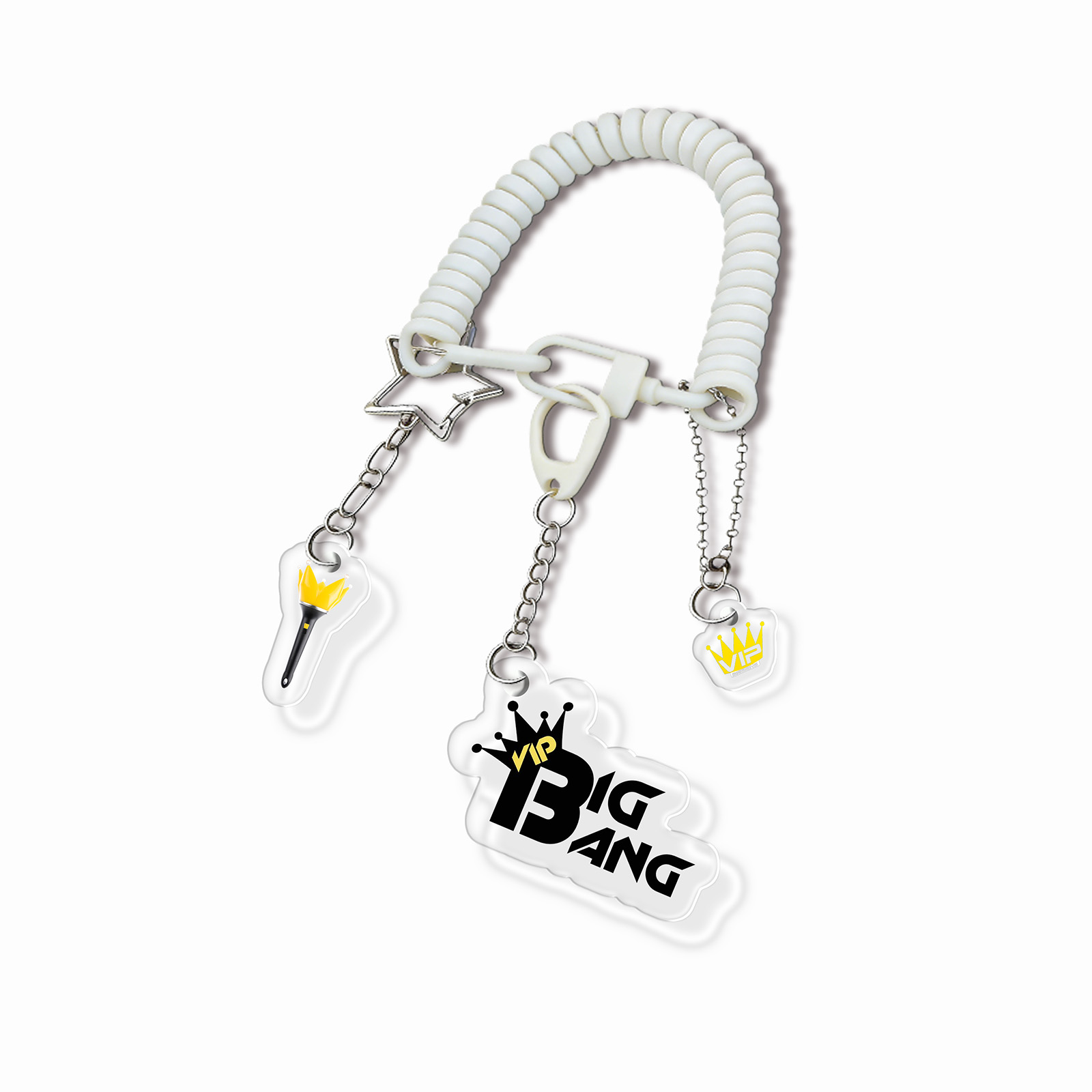 ビジュアルアクリルキーホルダー コイルストラップ 【BIGBANG】