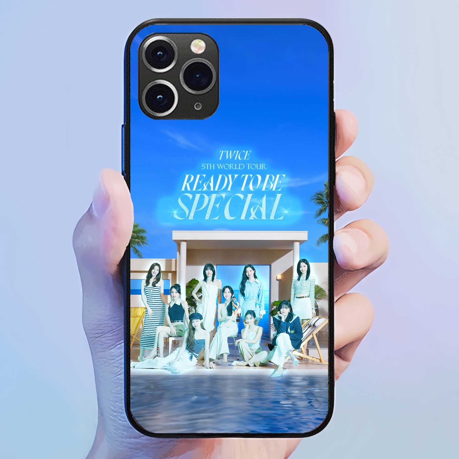 発光するスマートフォンケース 【TWICE】