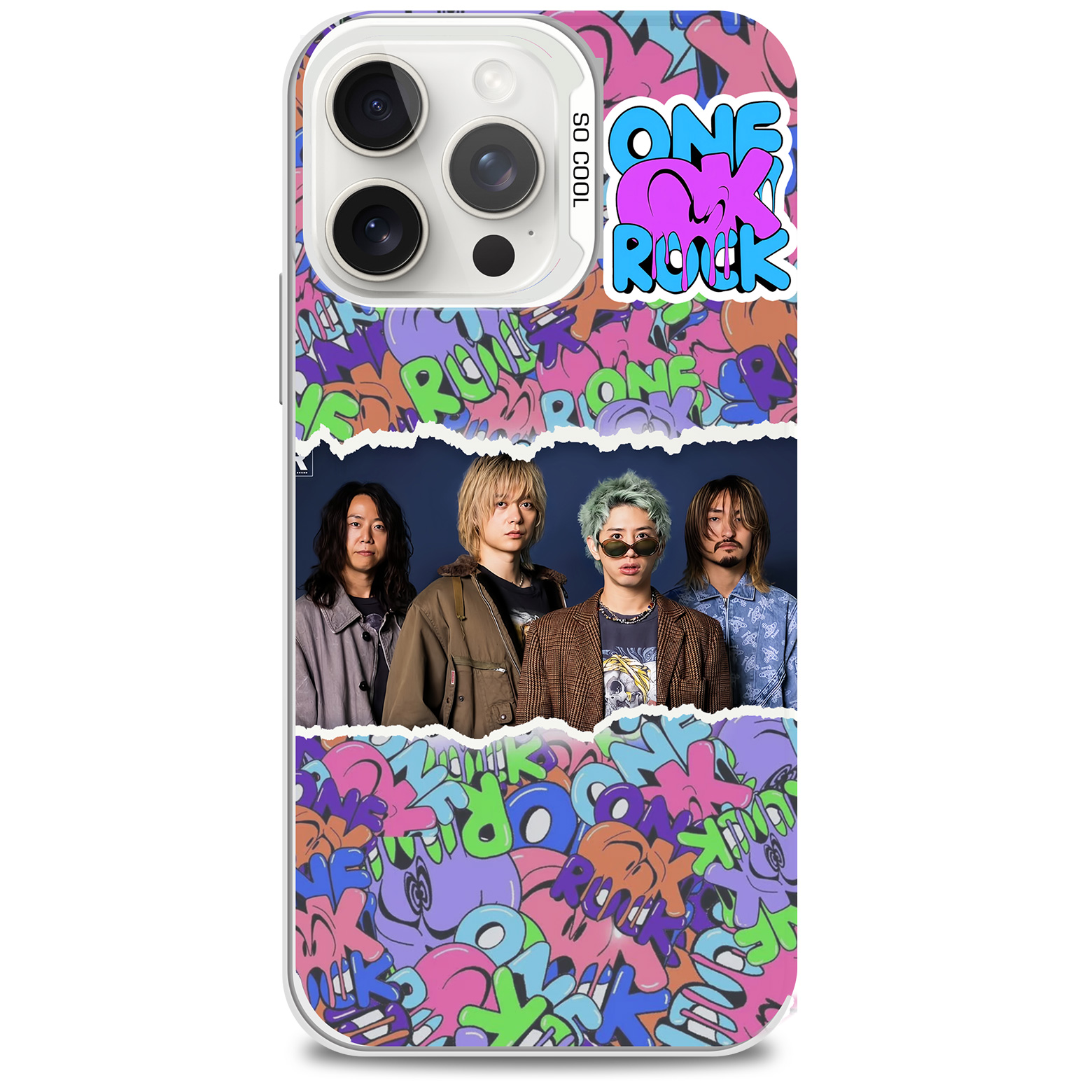 レーザーグラデーションスマートフォンケース【ONE OK ROCK/DETOX】 レーザーグラデーションスマートフォンケース【ONE OK ROCK/DETOX】