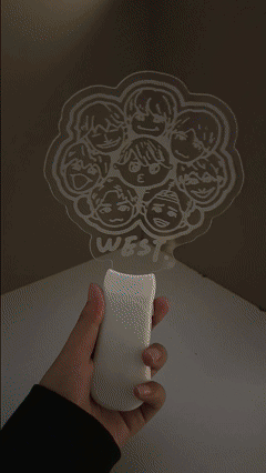 WEST. ペンライト：9色にチェンジ可能、超軽量で持ち運び楽々！アイドル応援に最適