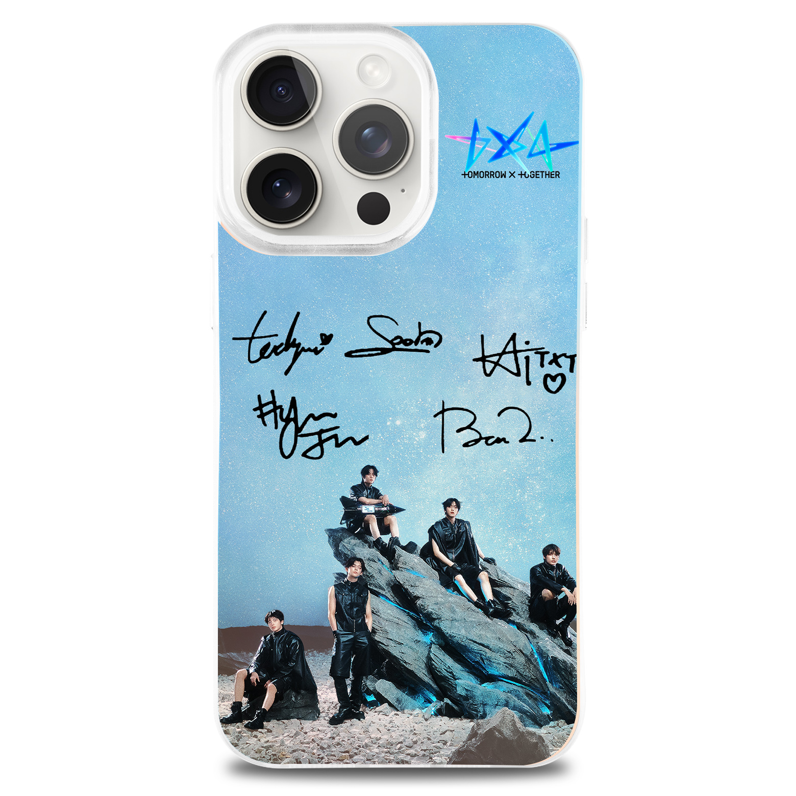 レーザーグラデーションスマートフォンケース【TXT/The Star Chapter: TOGETHER】