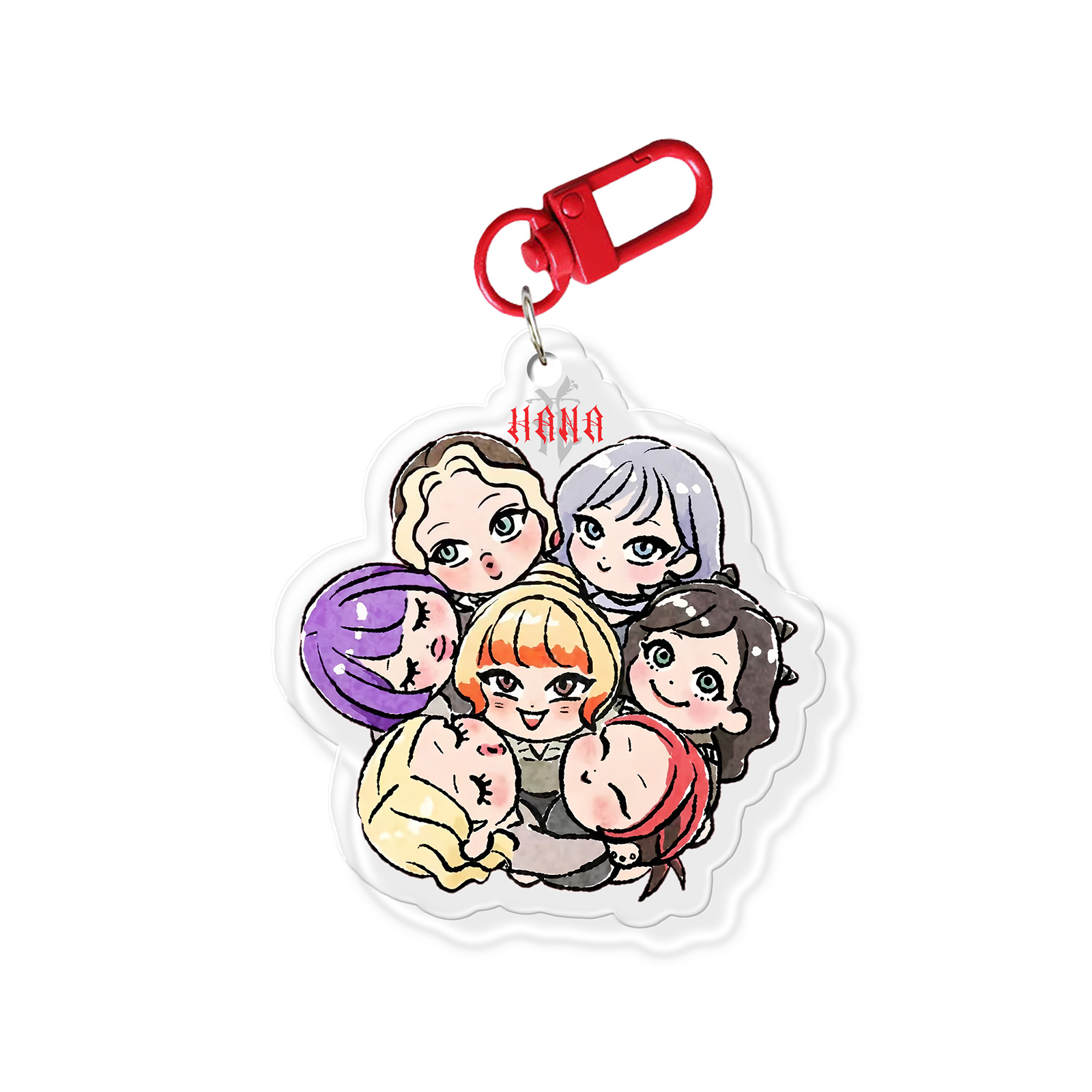 ビジュアルアクリルキーホルダー 個人の組み合わせ【HANA】