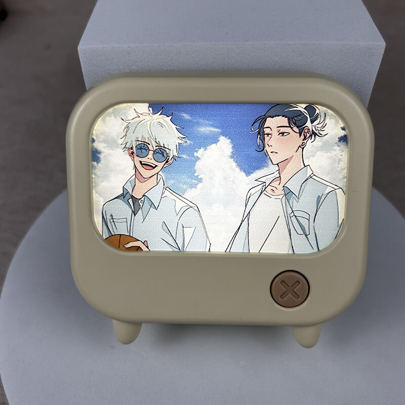 夕暮れの光と影のTV【呪術廻戦】