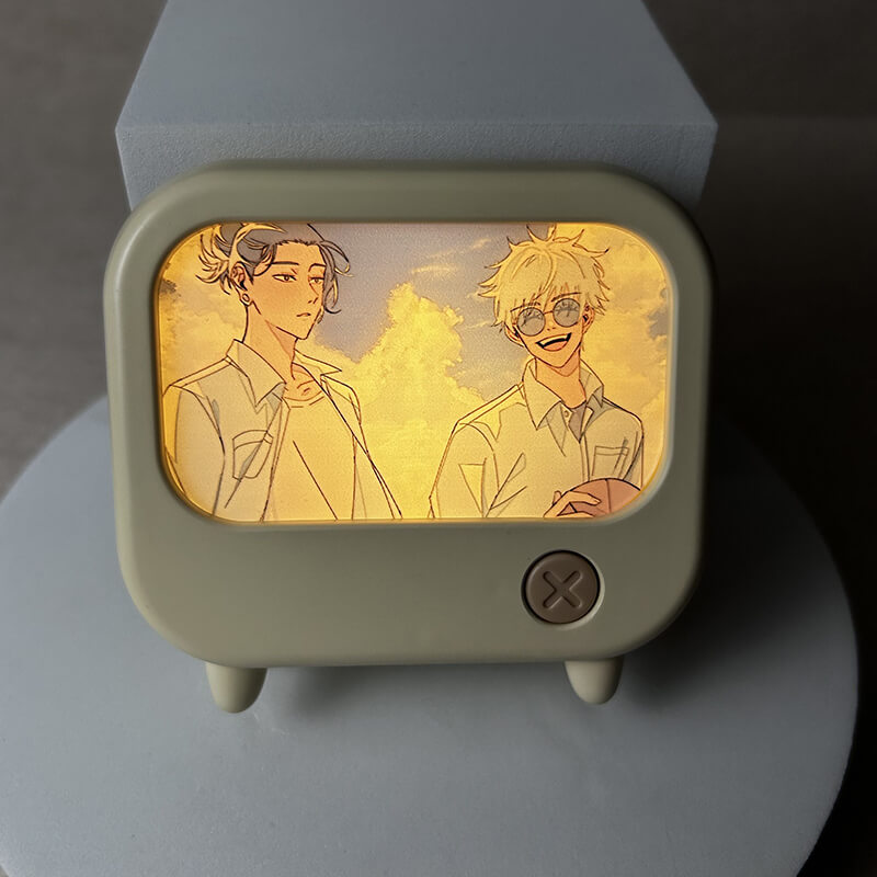 夕暮れの光と影のTV【呪術廻戦】